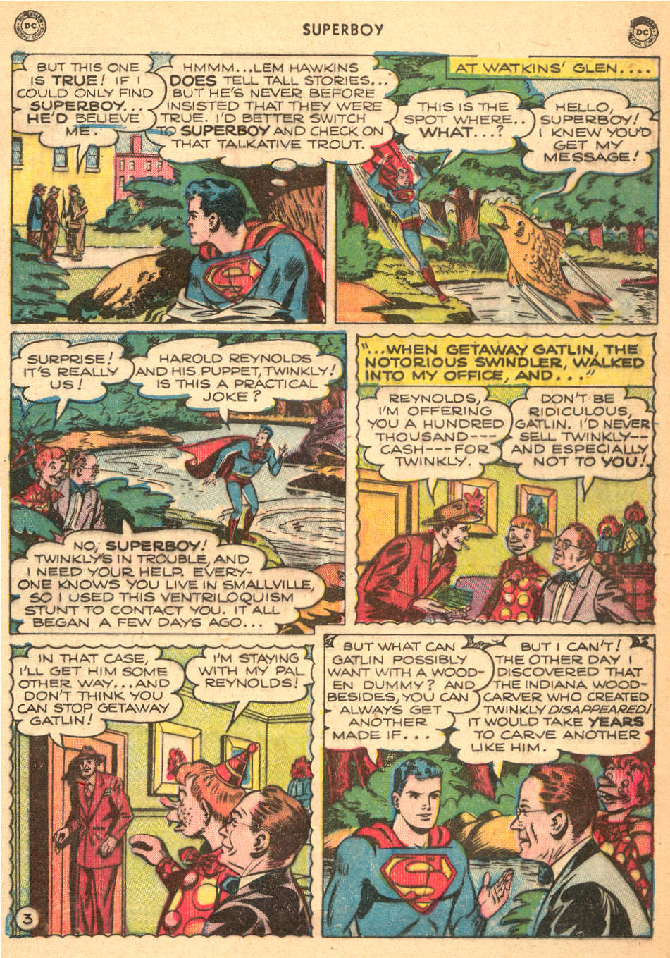 Read online Superboy (1949) comic -  Issue #12 - 16