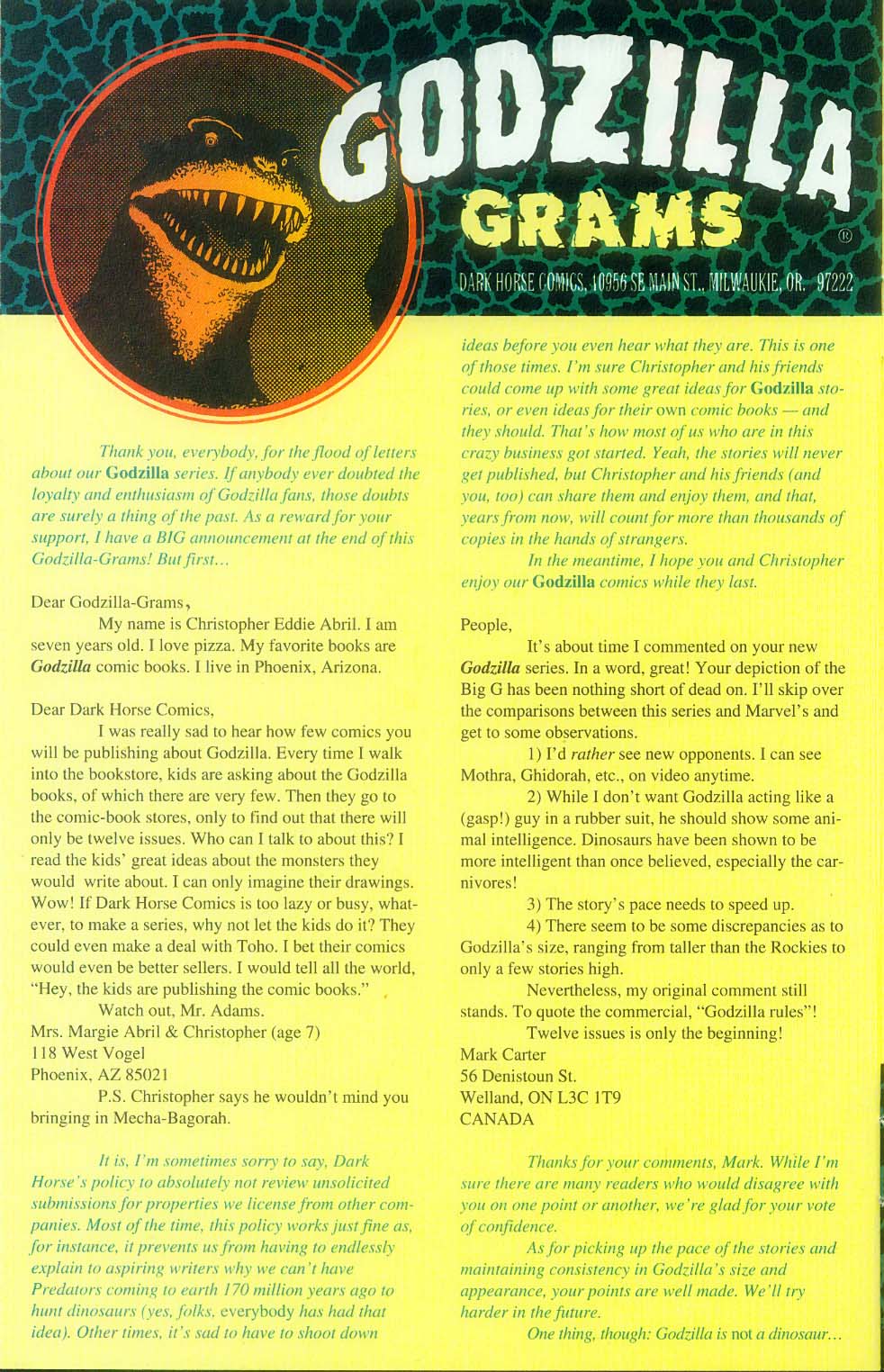 Read online Godzilla (1995) comic -  Issue #9 - 27