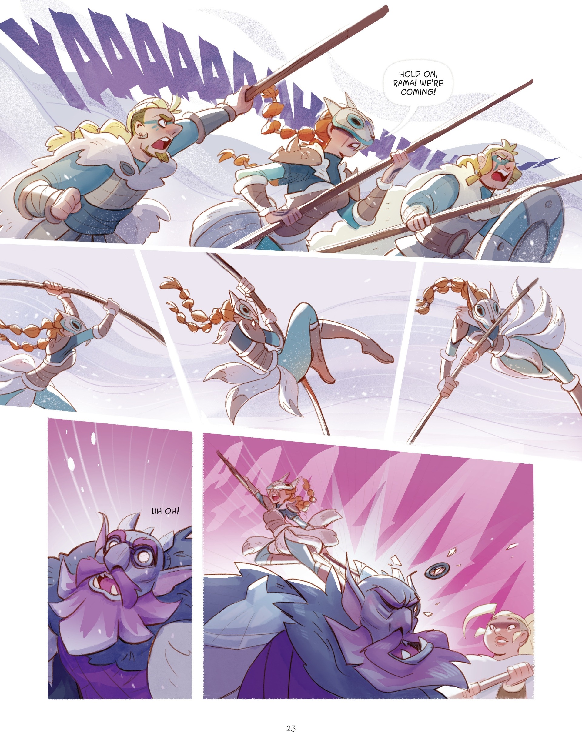 Read online The Unicorn Legacy: Call of the Goddess comic -  Issue # TPB - 22