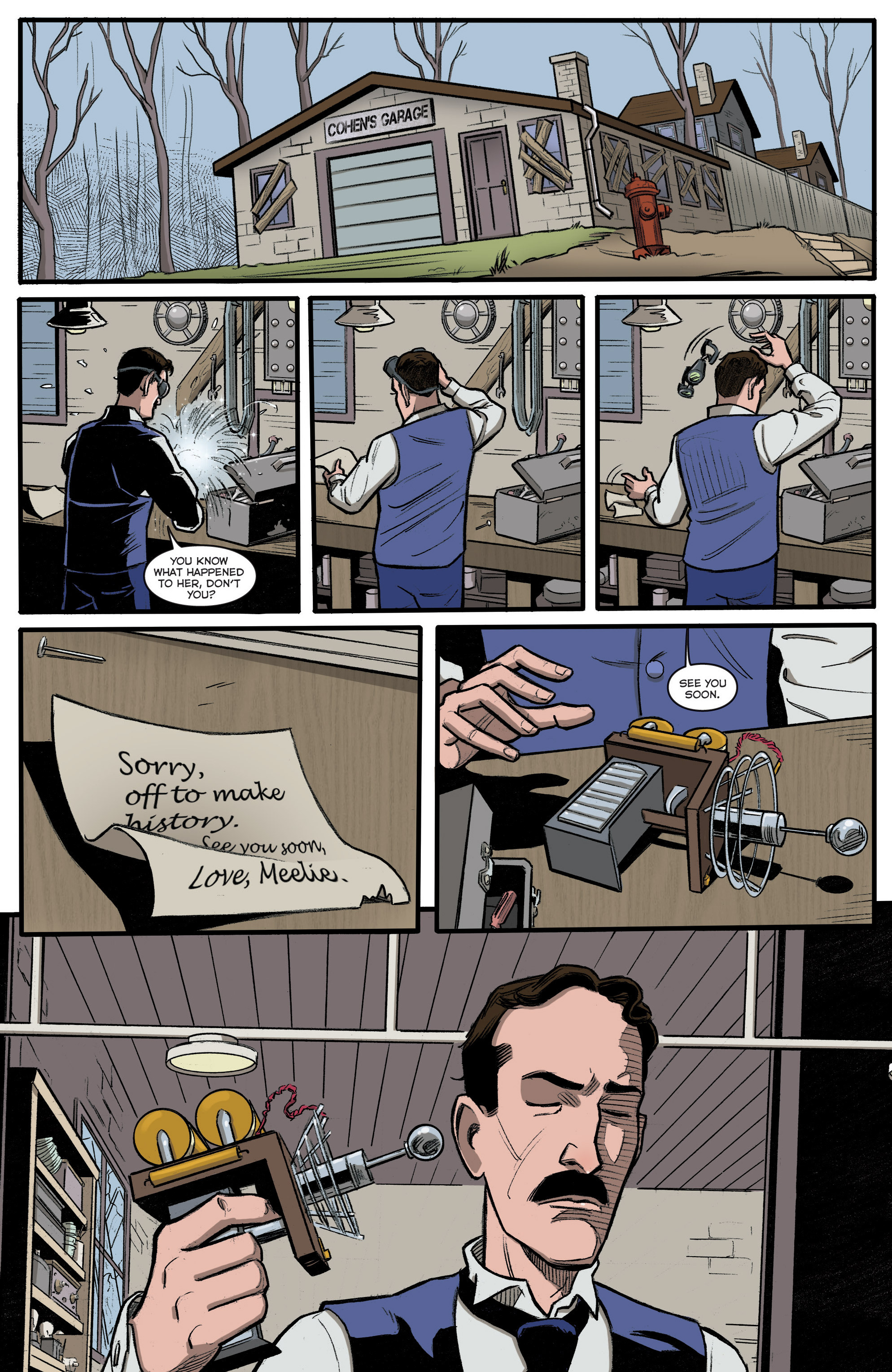 Read online Herald: Lovecraft and Tesla comic -  Issue #8 - 16