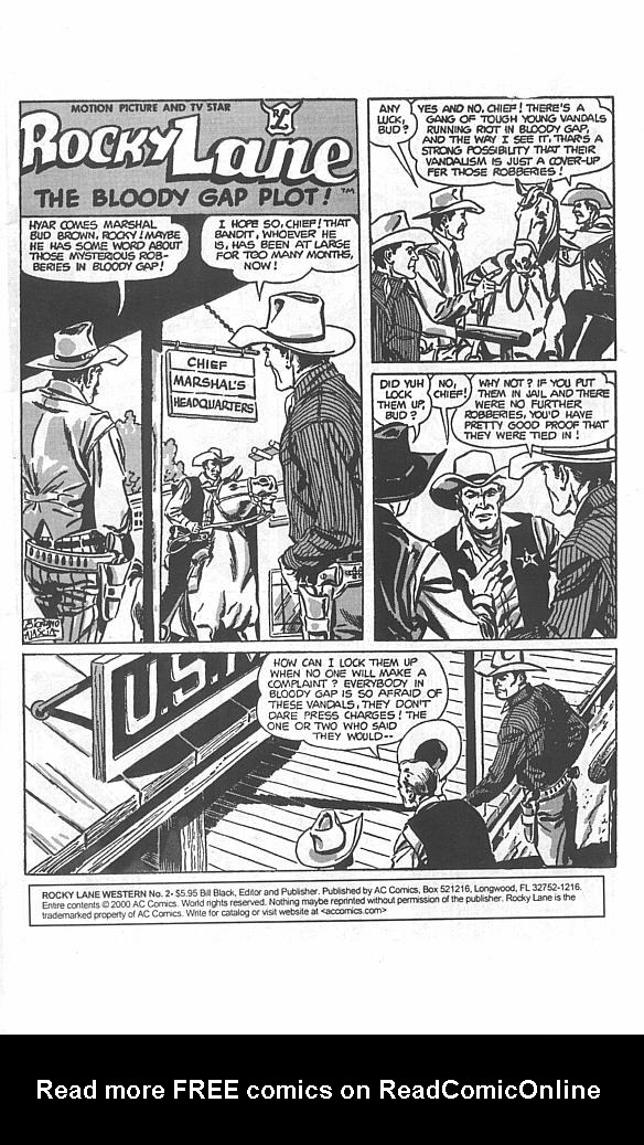 Read online Rocky Lane Western (1989) comic -  Issue #2 - 3