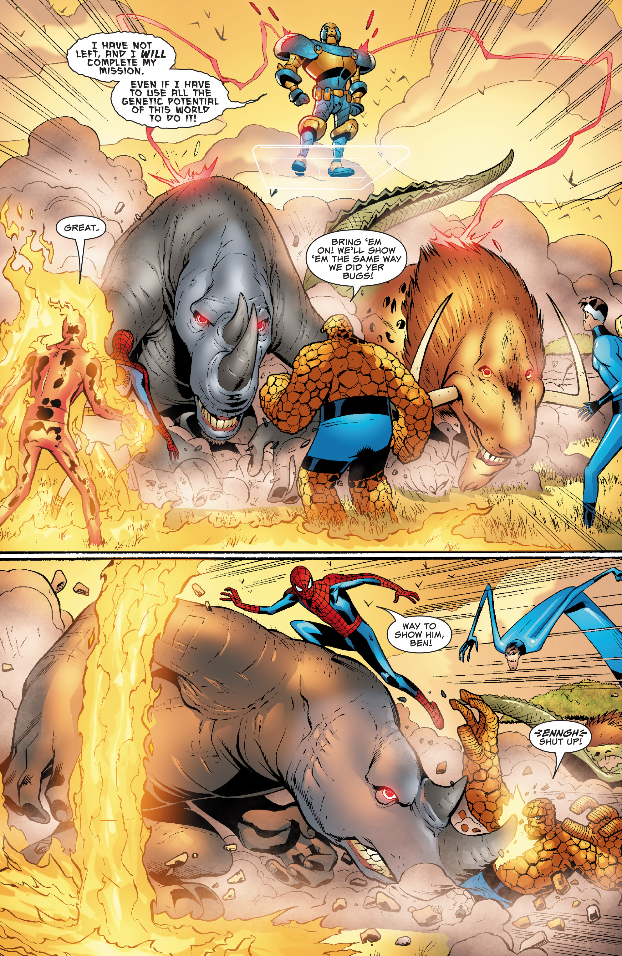 Read online Spider-Man and the Fantastic Four comic -  Issue #4 - 7