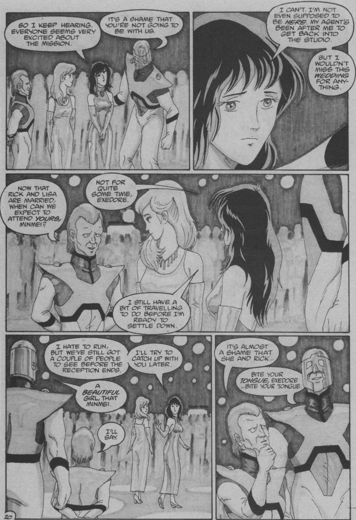 Read online Robotech II: The Sentinels - The Marriage of Rick Hunter and Lisa Hayes comic -  Issue # TPB 2 - 102
