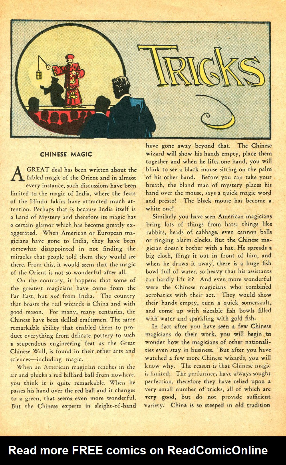 Read online Super-Magician Comics comic -  Issue #56 - 17