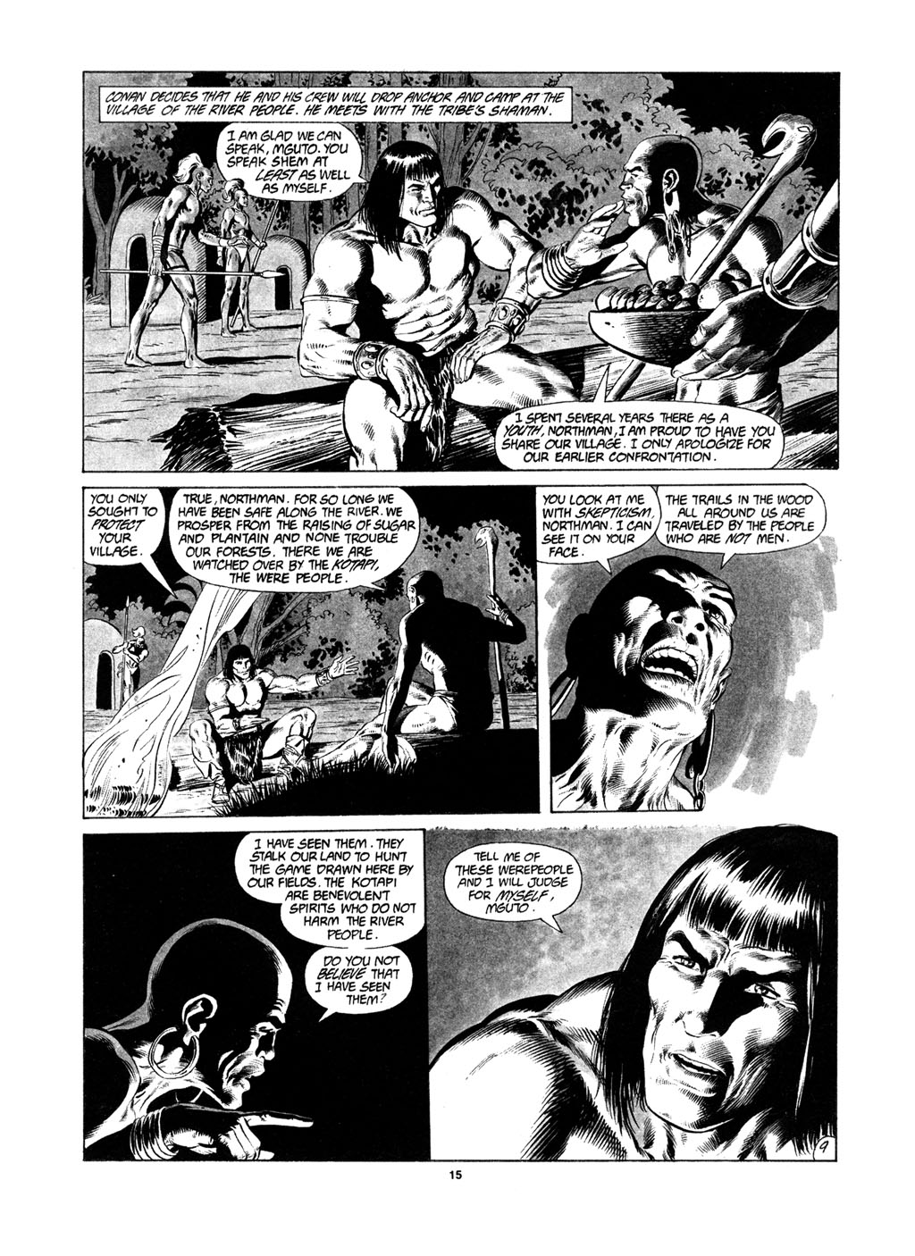 Read online The Savage Sword Of Conan comic -  Issue #149 - 15