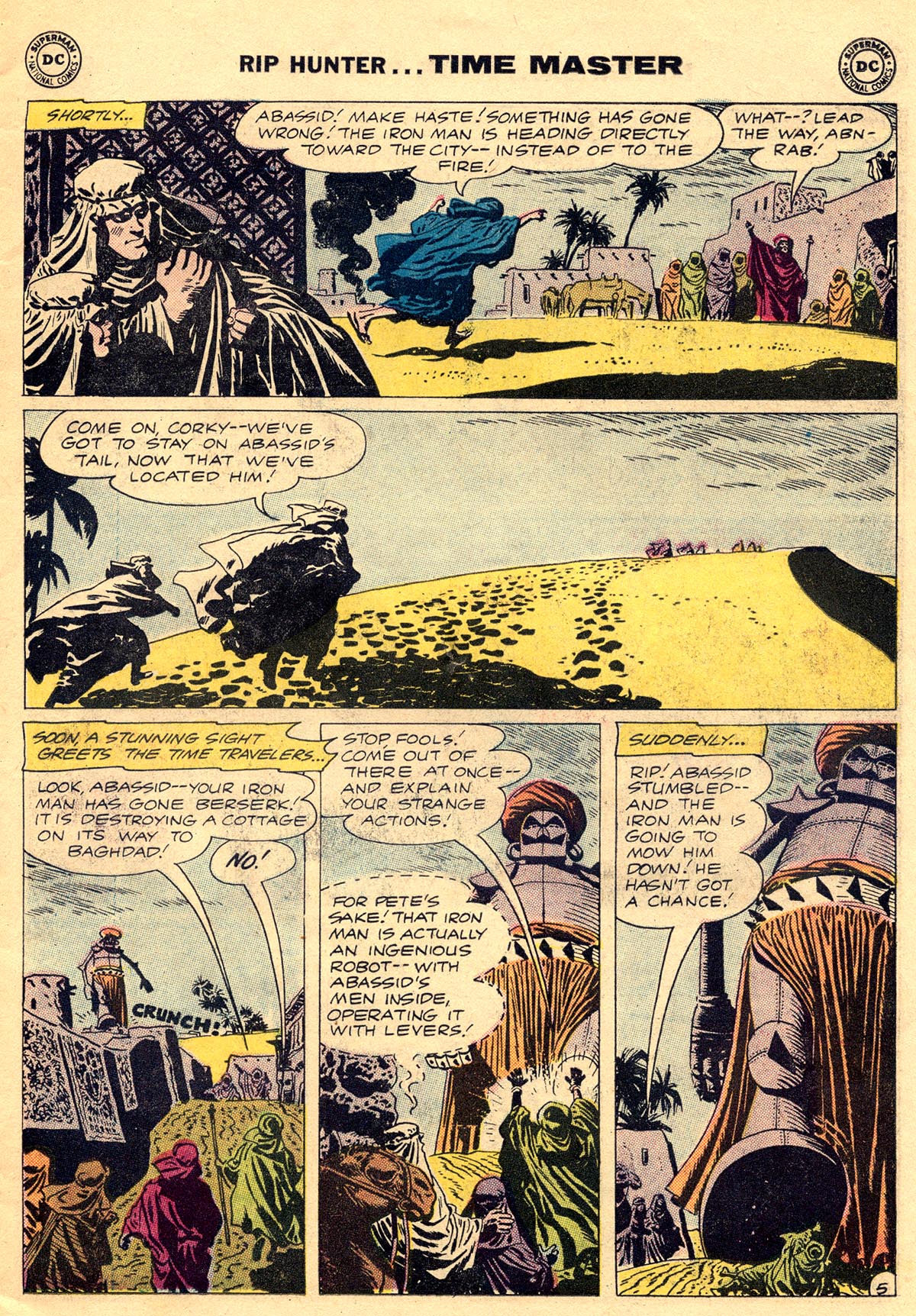 Read online Rip Hunter...Time Master comic -  Issue #6 - 7