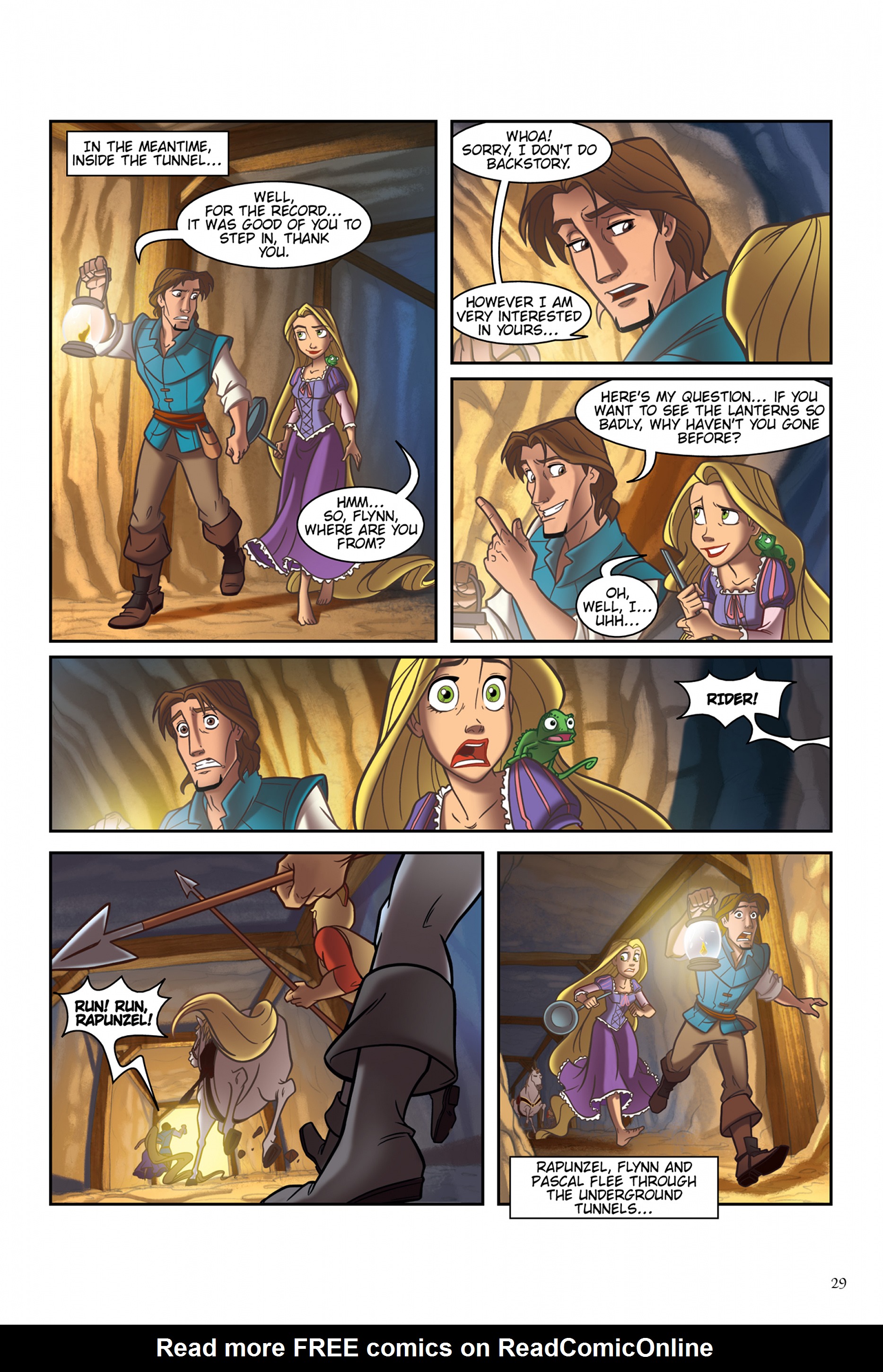 Read online Disney Tangled: The Story of the Movie in Comics comic -  Issue # Full - 31