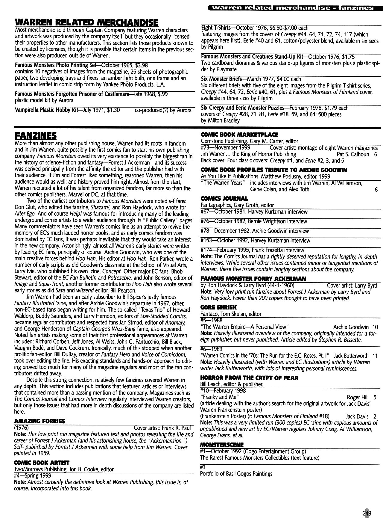 Read online Warren Companion comic -  Issue # TPB (Part 3) - 50