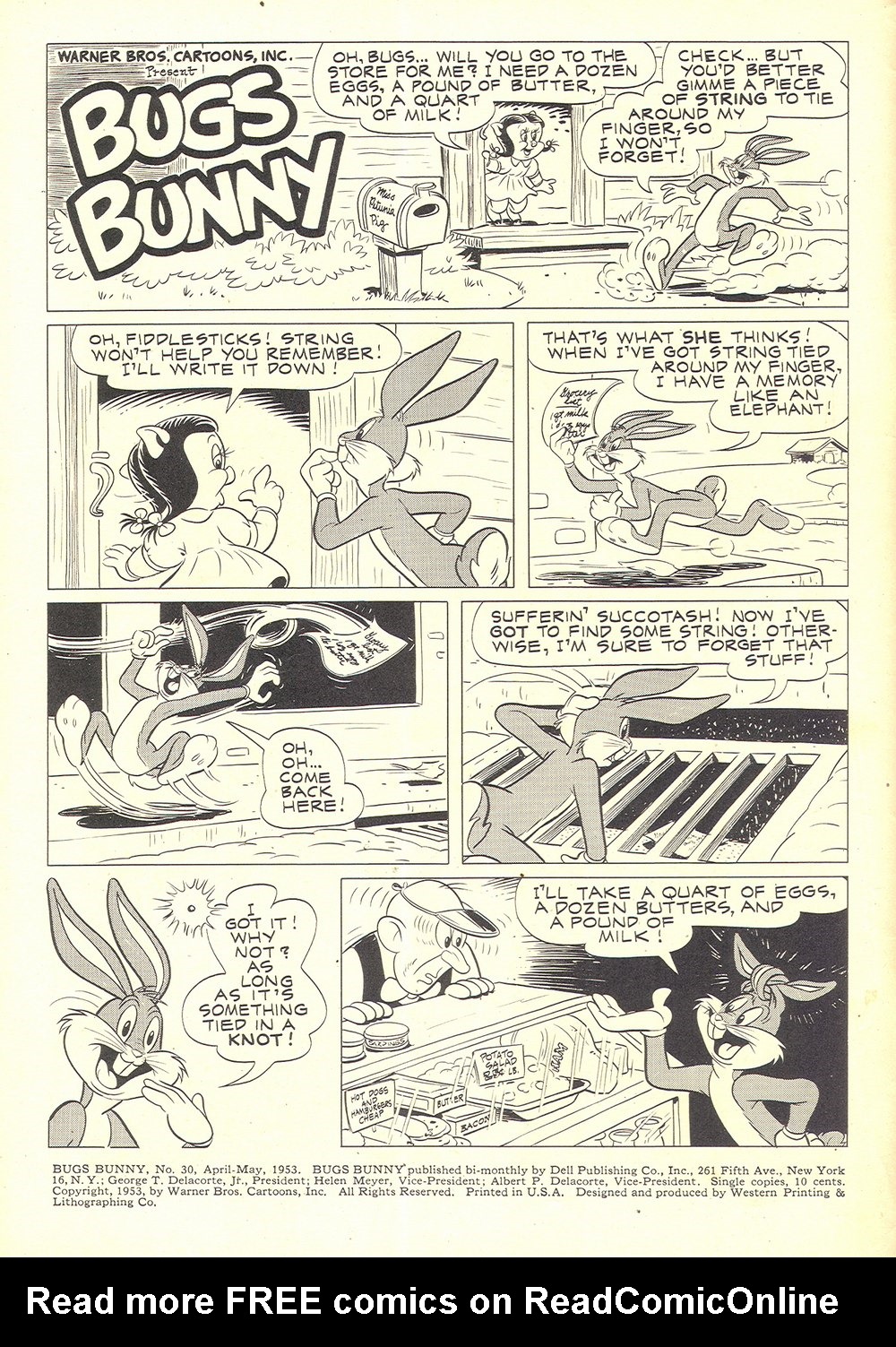 Read online Bugs Bunny comic -  Issue #30 - 2
