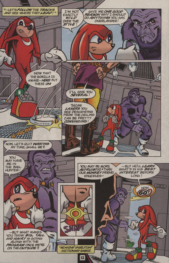 Read online Knuckles the Echidna comic -  Issue #31 - 16