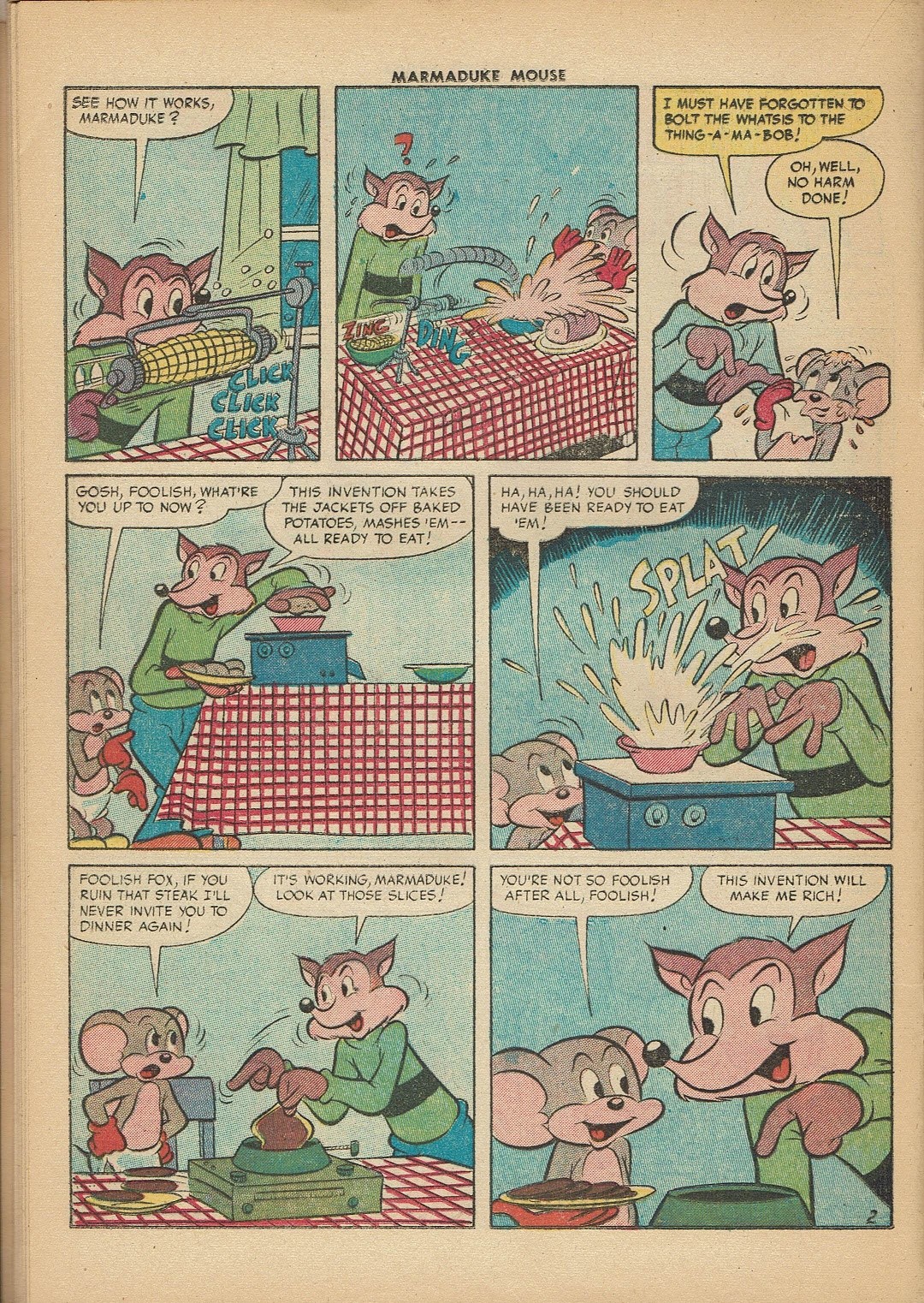 Read online Marmaduke Mouse comic -  Issue #58 - 20