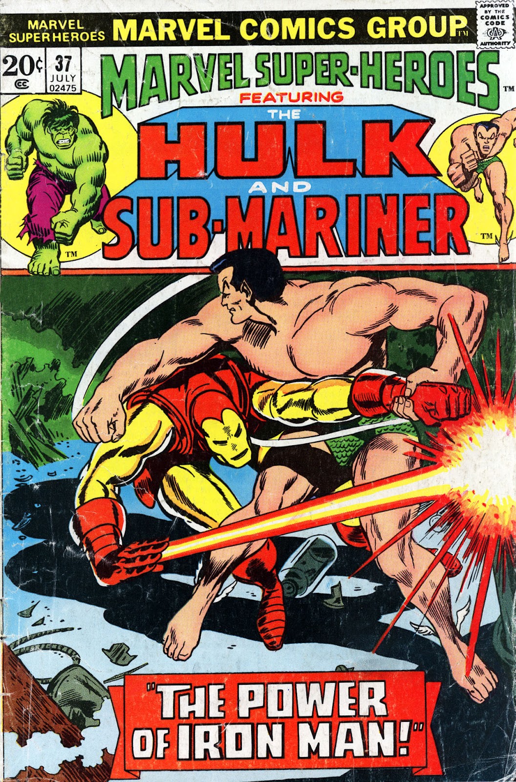 Marvel Super-Heroes (1967) issue 37 - Page 1