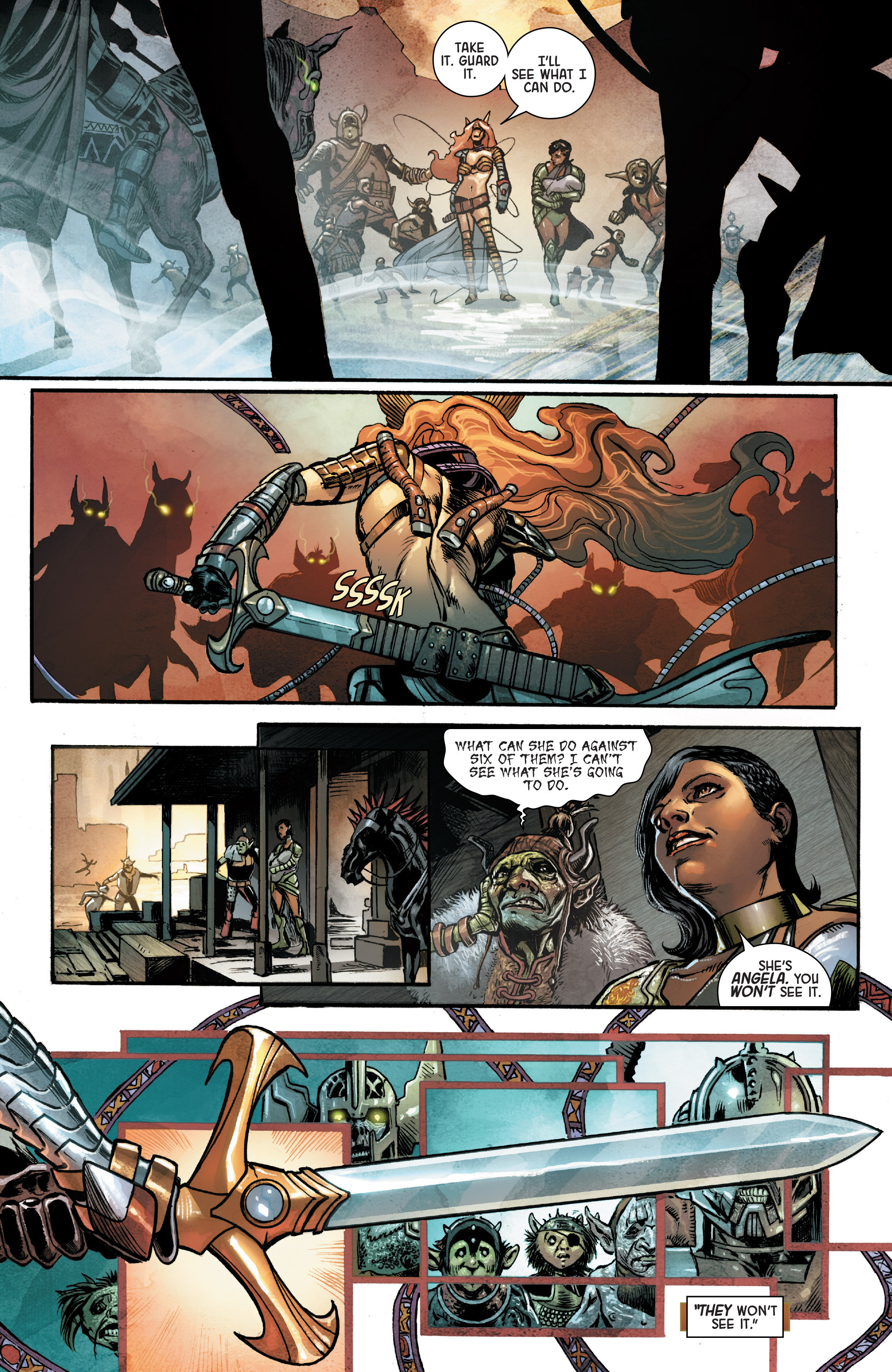 Read online Angela: Asgard's Assassin comic -  Issue #1 - 8