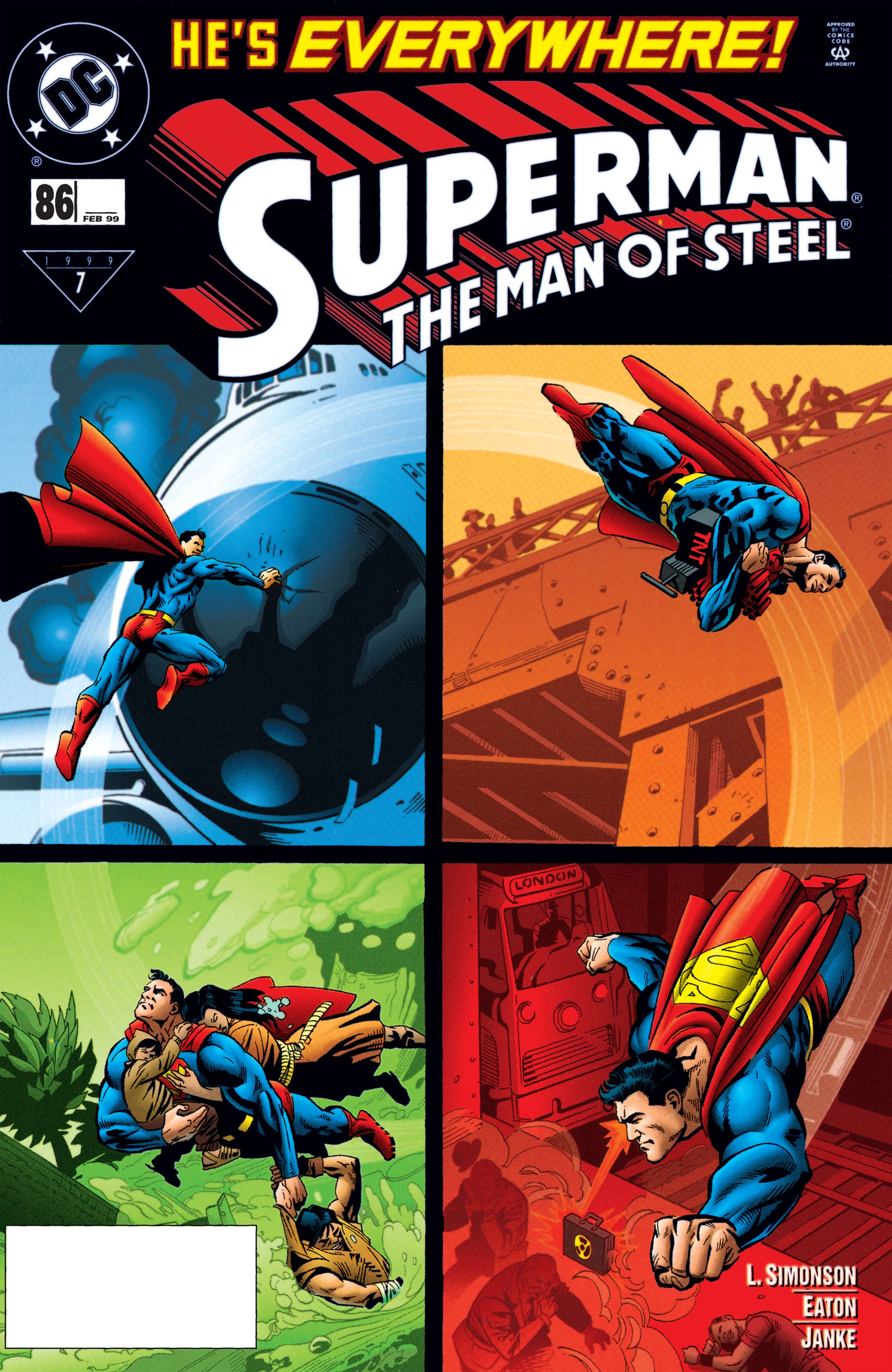 Read online Superman: The Man of Steel (1991) comic -  Issue #86 - 1