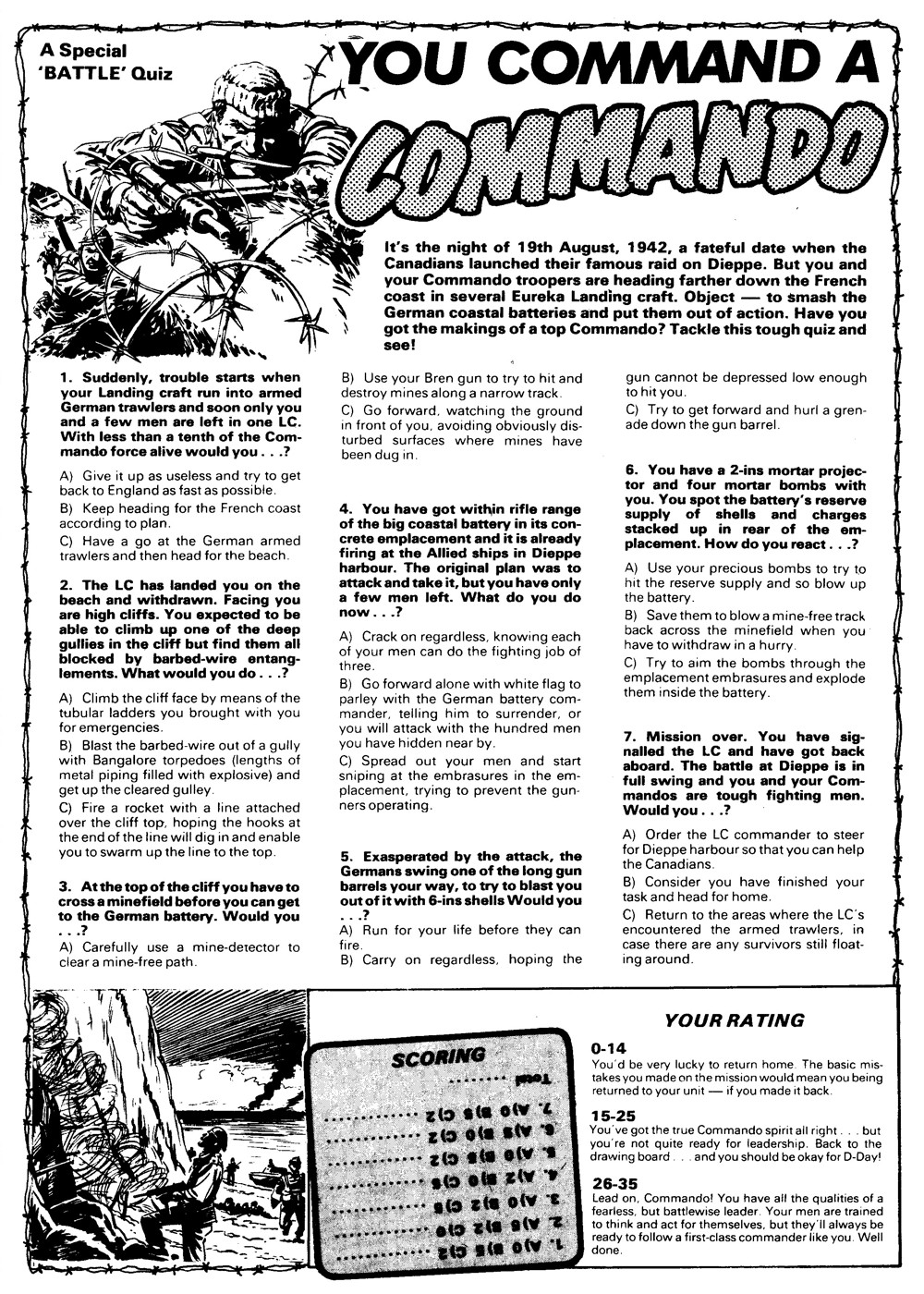 Read online Battle Picture Weekly comic -  Issue #54 - 25
