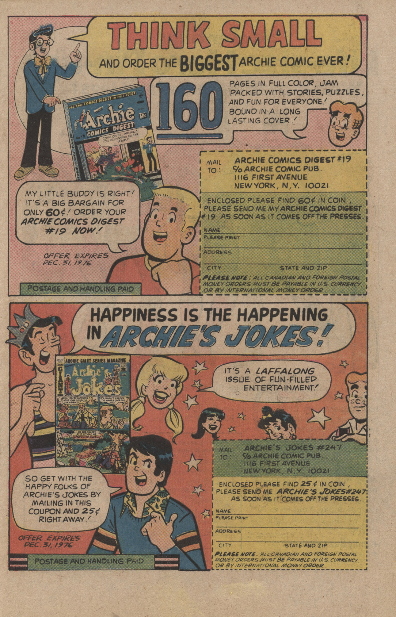 Read online Archie's Joke Book Magazine comic -  Issue #222 - 27