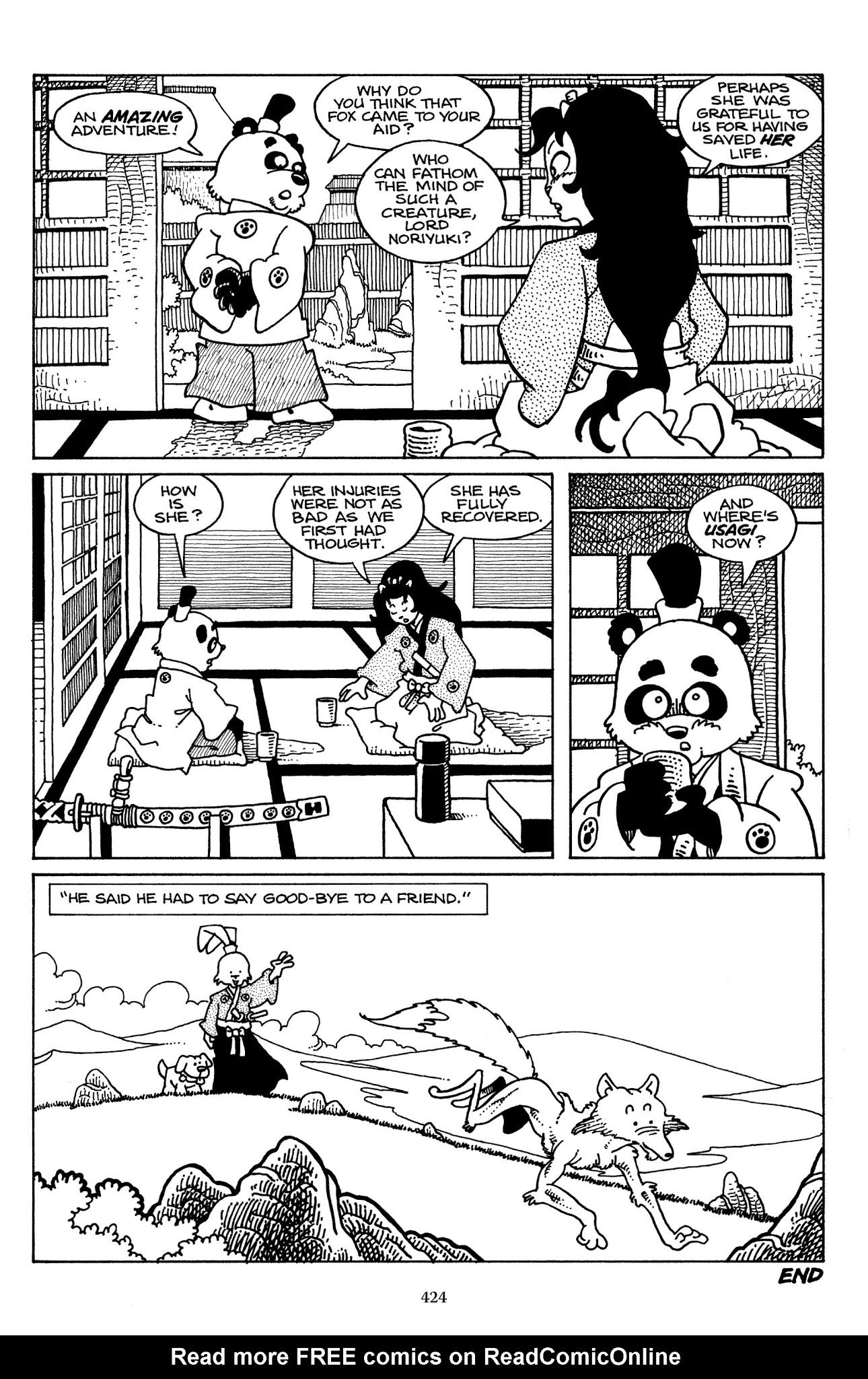 Read online The Usagi Yojimbo Saga comic -  Issue # TPB 5 - 418