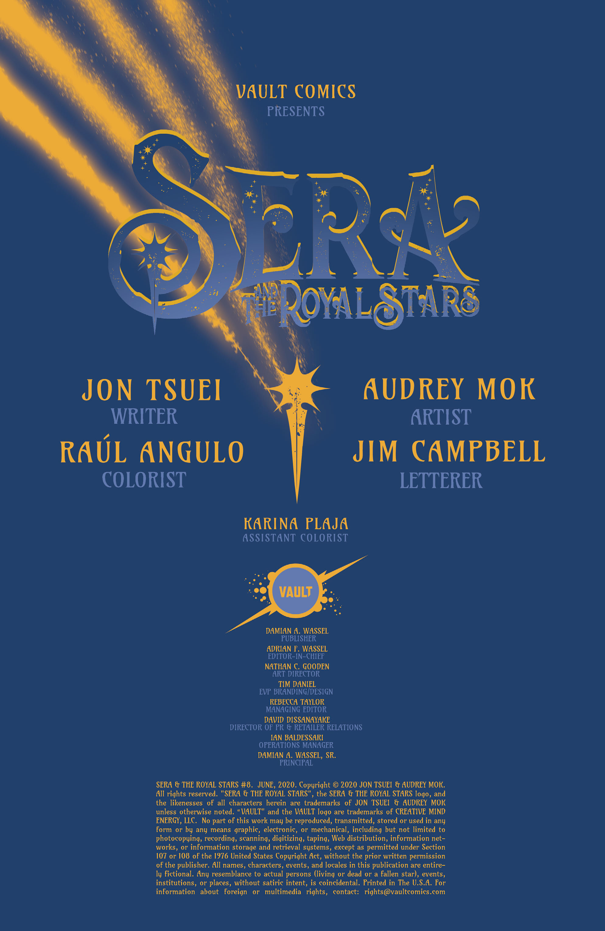 Read online Sera & the Royal Stars comic -  Issue #8 - 2
