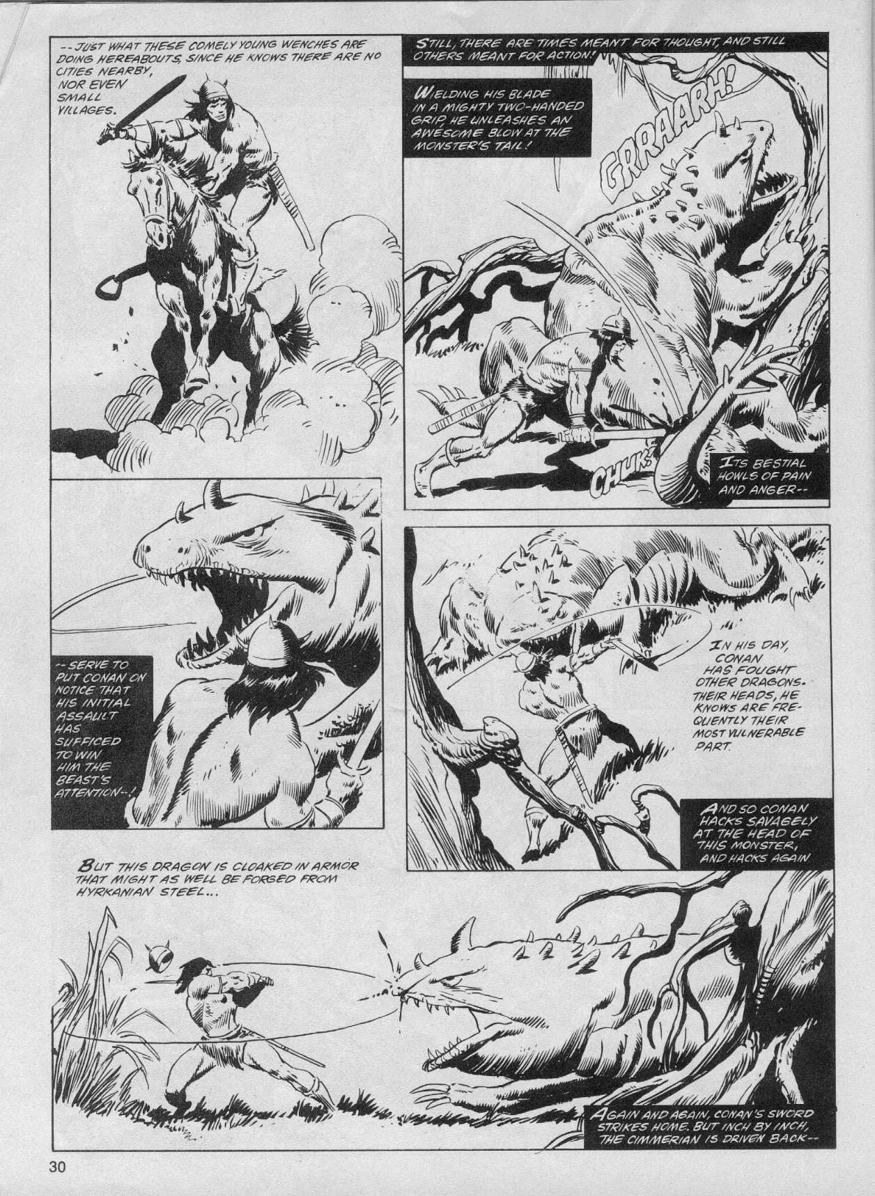Read online The Savage Sword Of Conan comic -  Issue #61 - 30