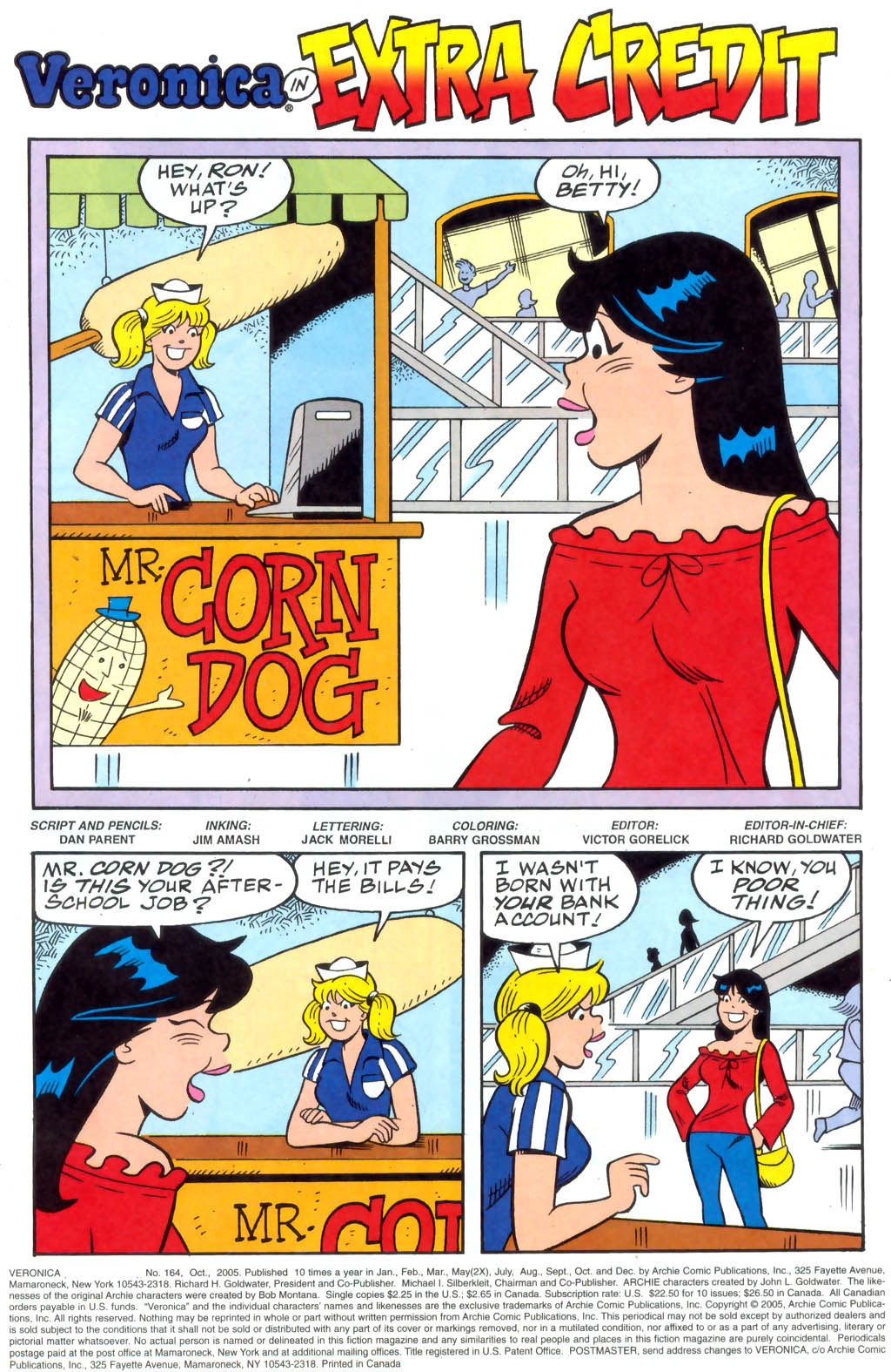 Read online Veronica comic -  Issue #164 - 2