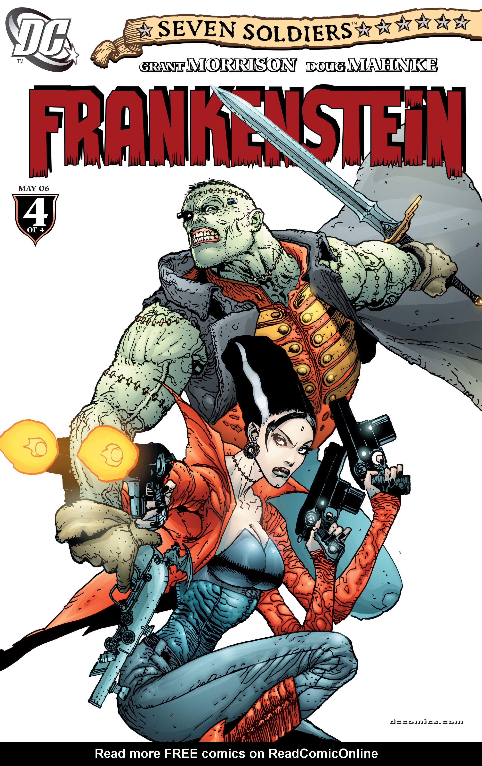 Read online Seven Soldiers: Frankenstein comic -  Issue #4 - 1