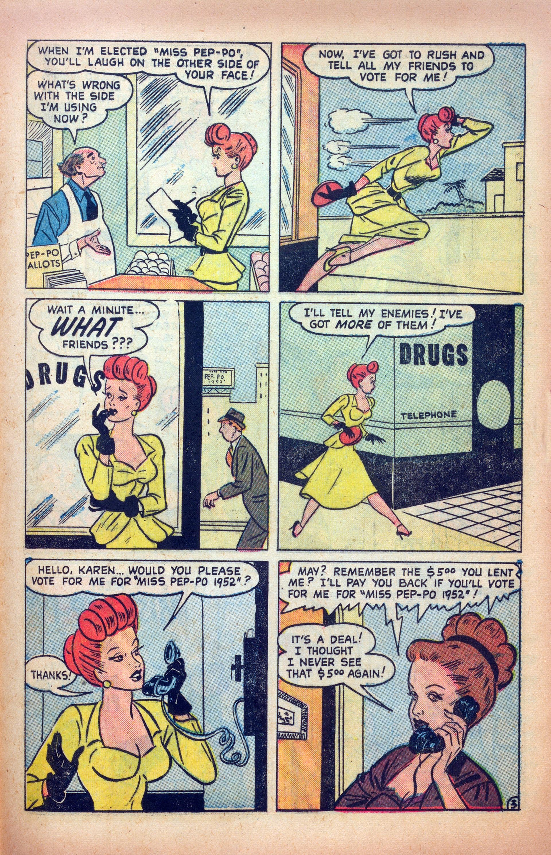 Read online Hedy Of Hollywood Comics comic -  Issue #49 - 25