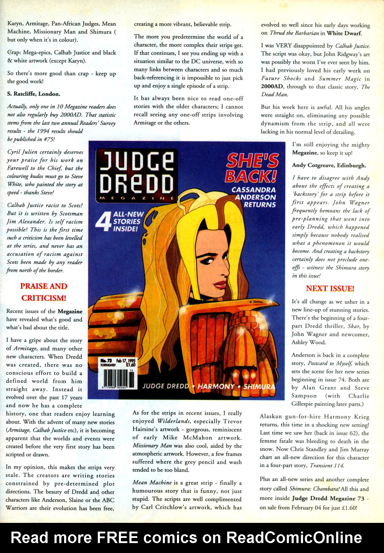 Read online Judge Dredd: The Megazine (vol. 2) comic -  Issue #72 - 41