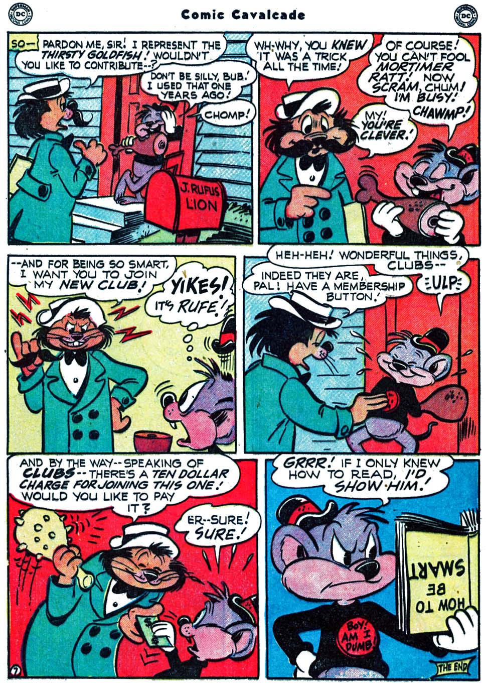 Read online Comic Cavalcade comic -  Issue #39 - 48
