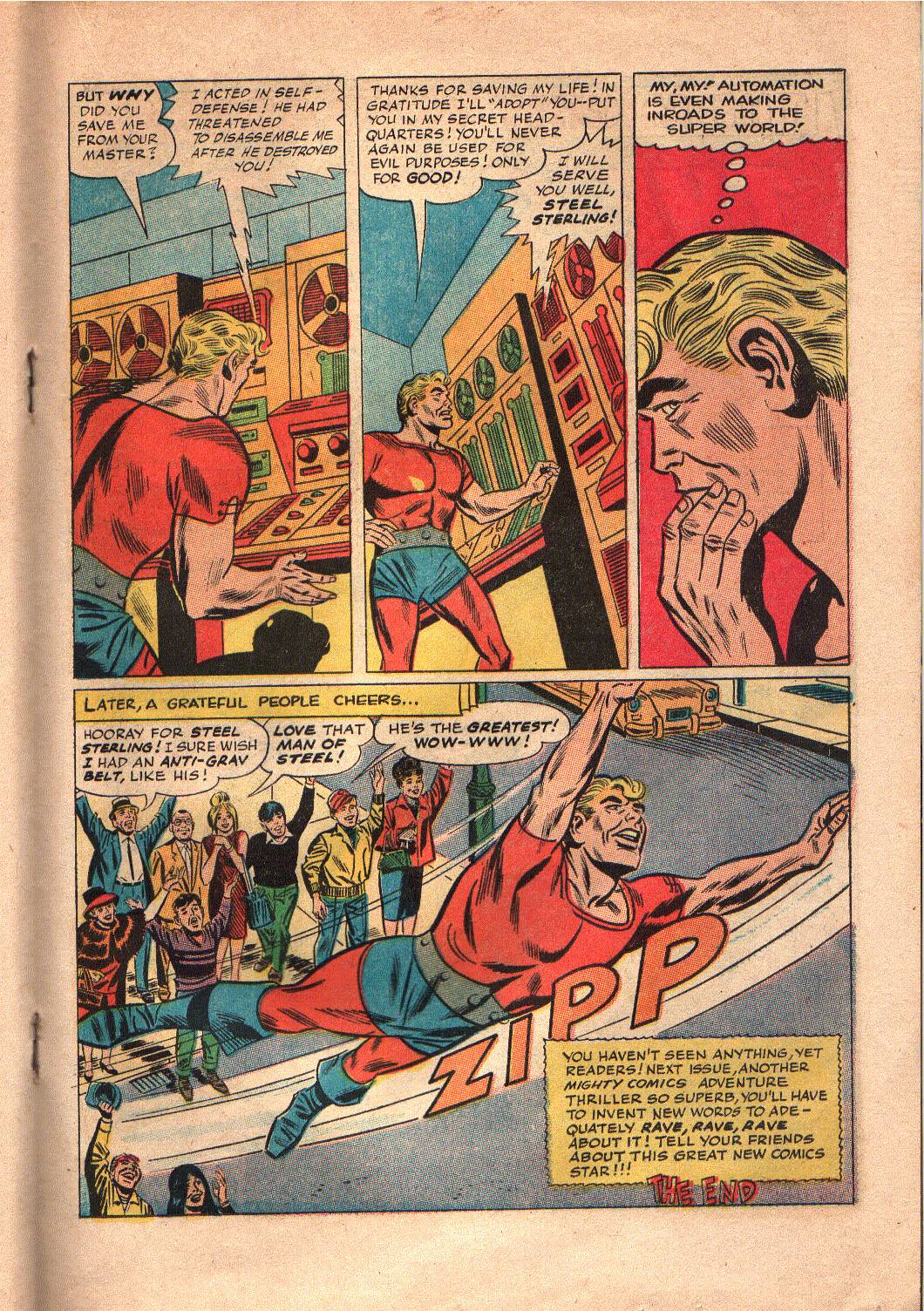 Read online The Mighty Crusaders (1965) comic -  Issue #7 - 16
