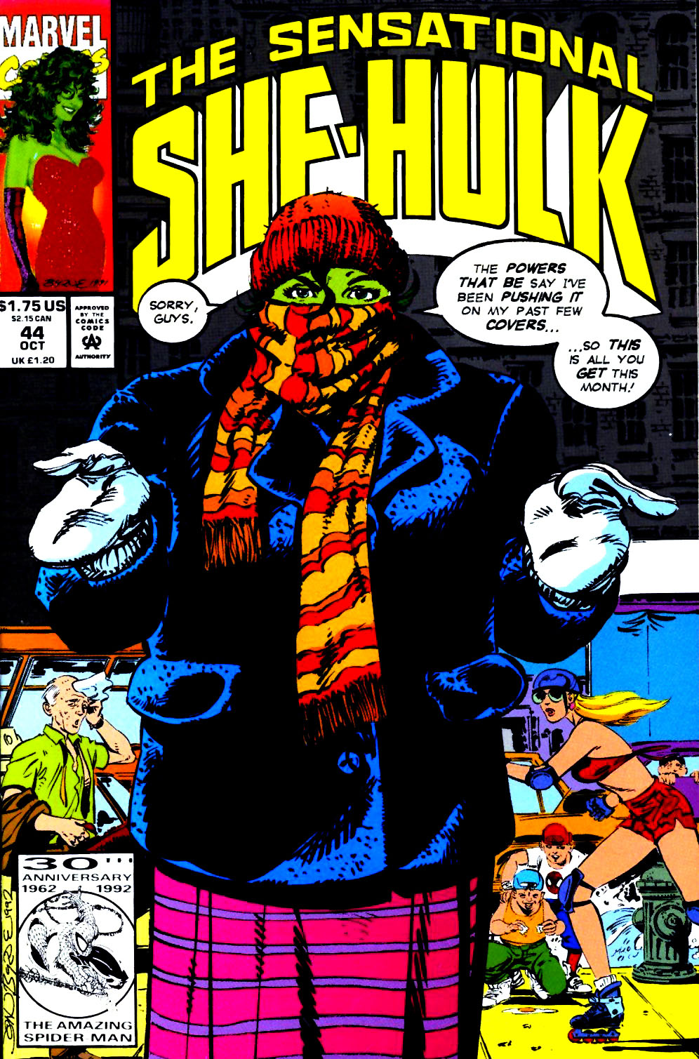 Read online The Sensational She-Hulk comic -  Issue #44 - 1