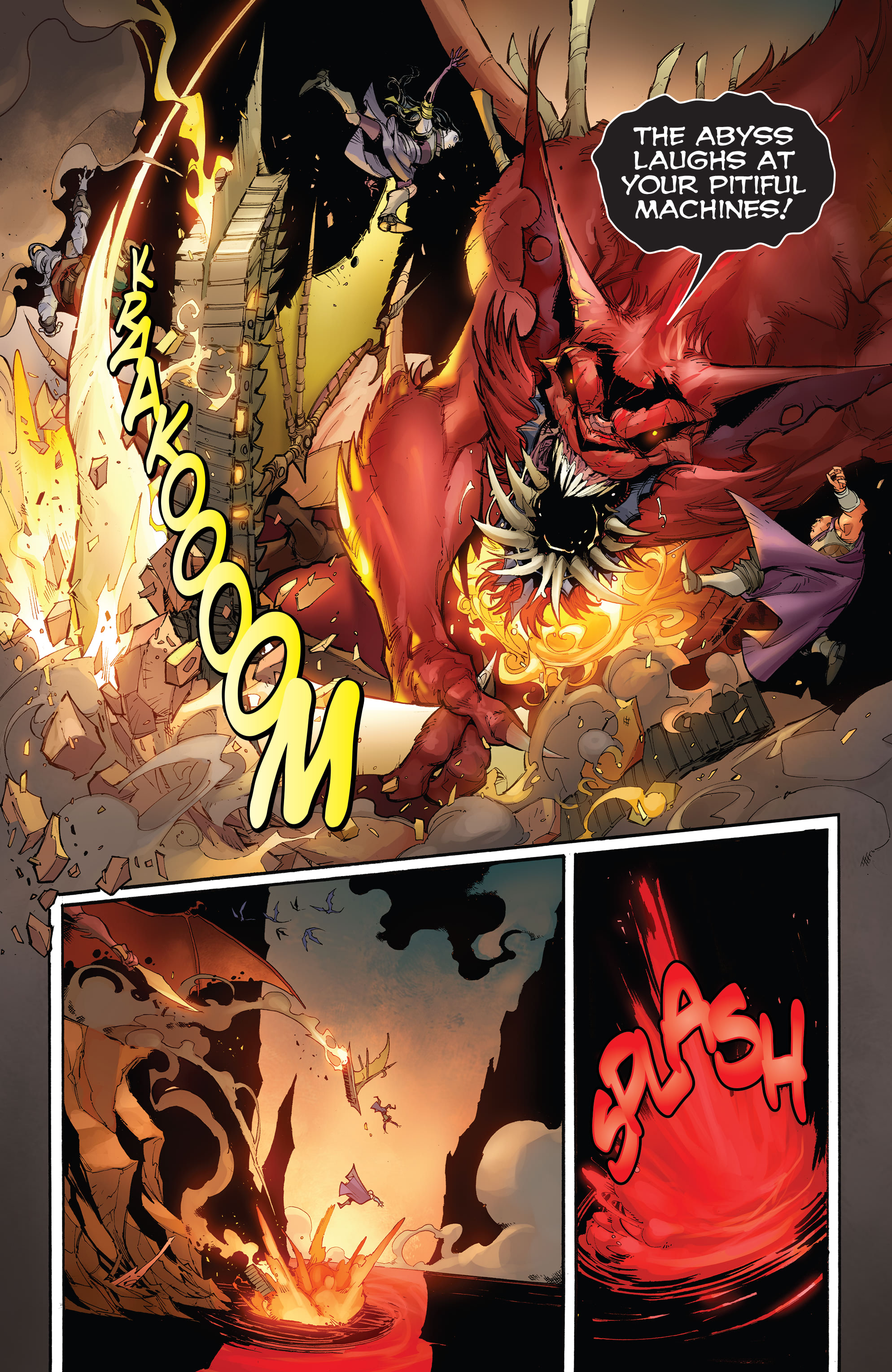 Read online Dungeons & Dragons: Infernal Tides comic -  Issue #4 - 15