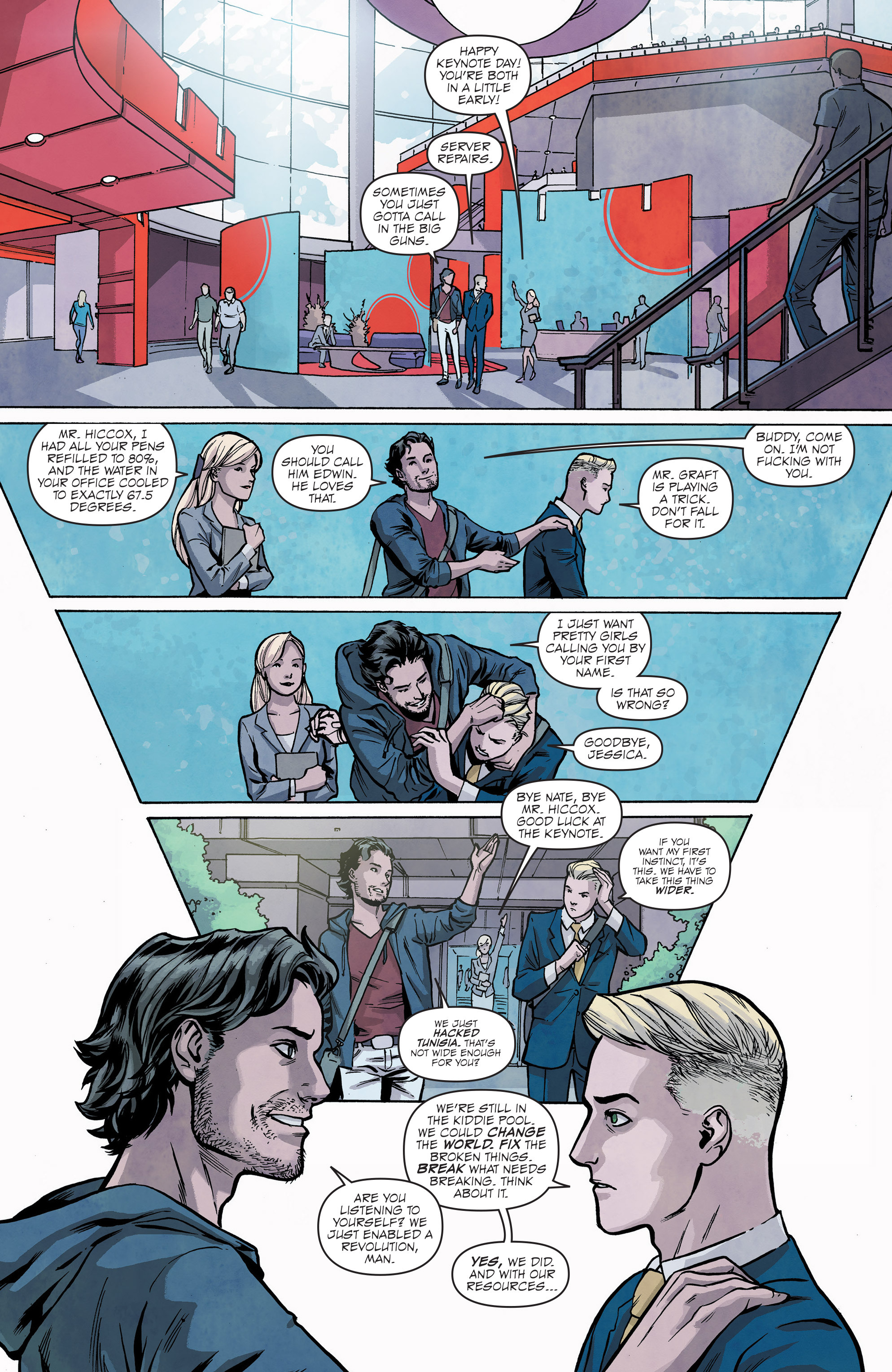 Read online Hacktivist comic -  Issue #1 - 12