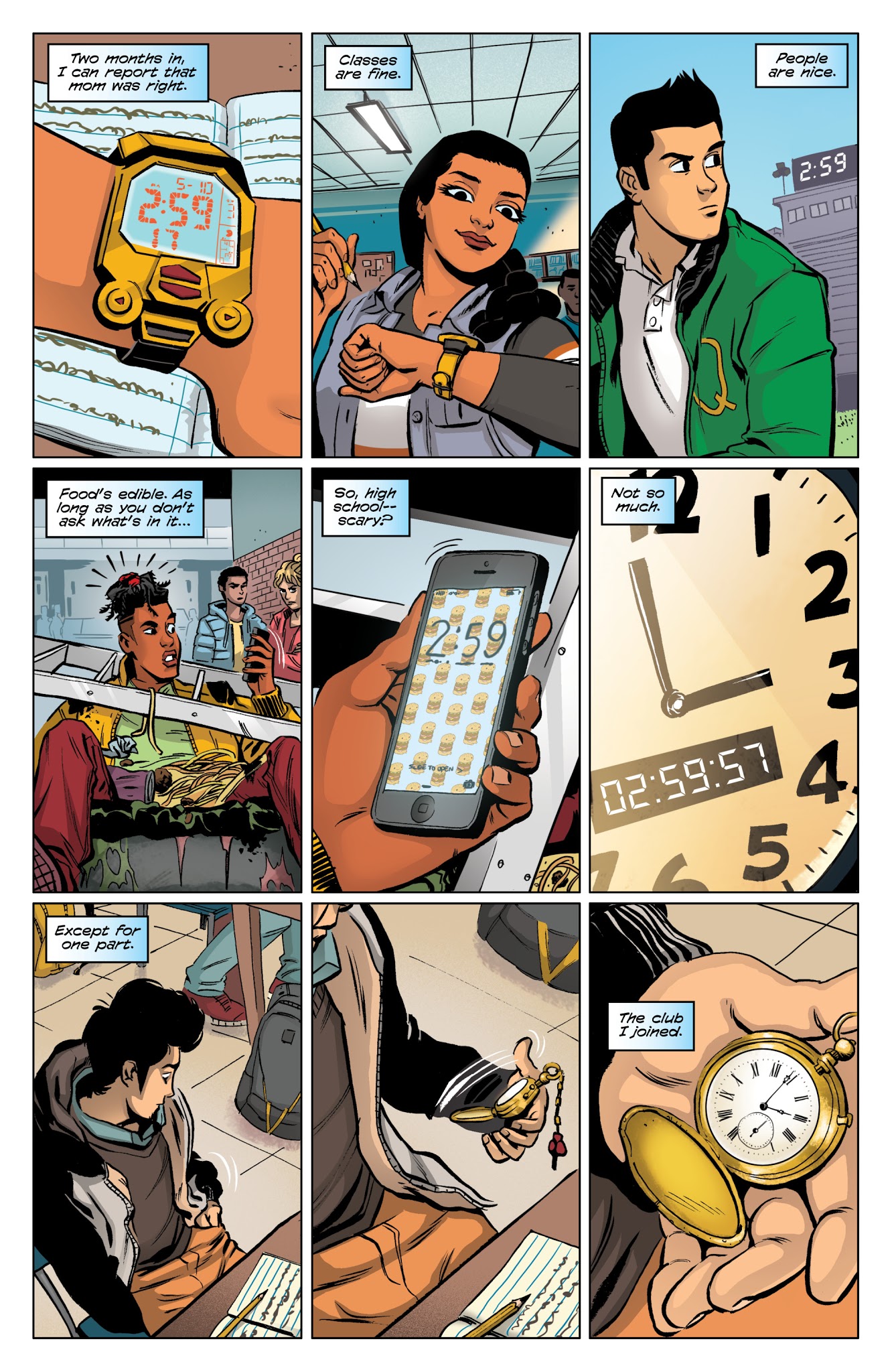 Read online Three O'Clock Club comic -  Issue #1 - 5