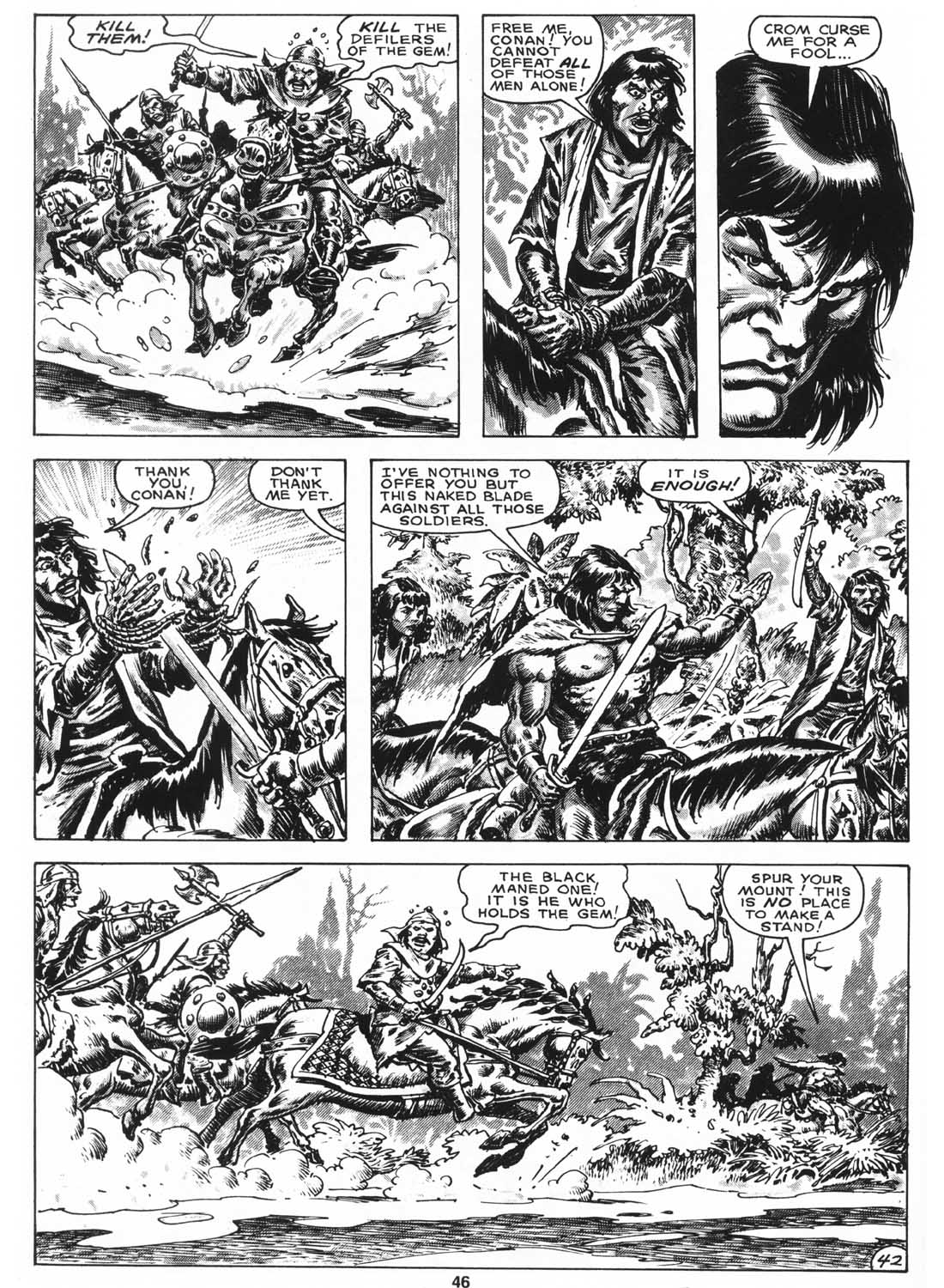 Read online The Savage Sword Of Conan comic -  Issue #158 - 48