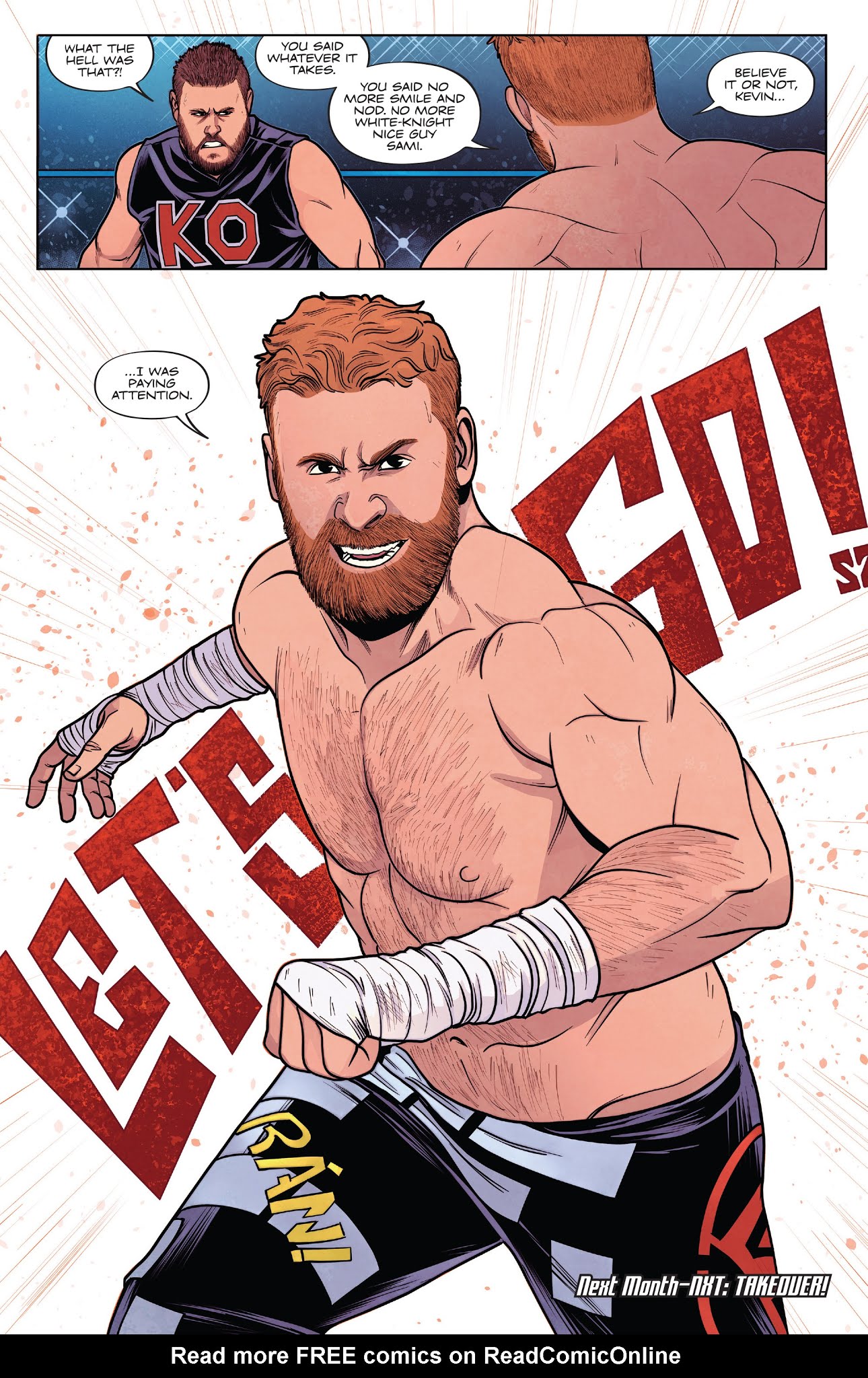 Read online WWE comic -  Issue #20 - 22