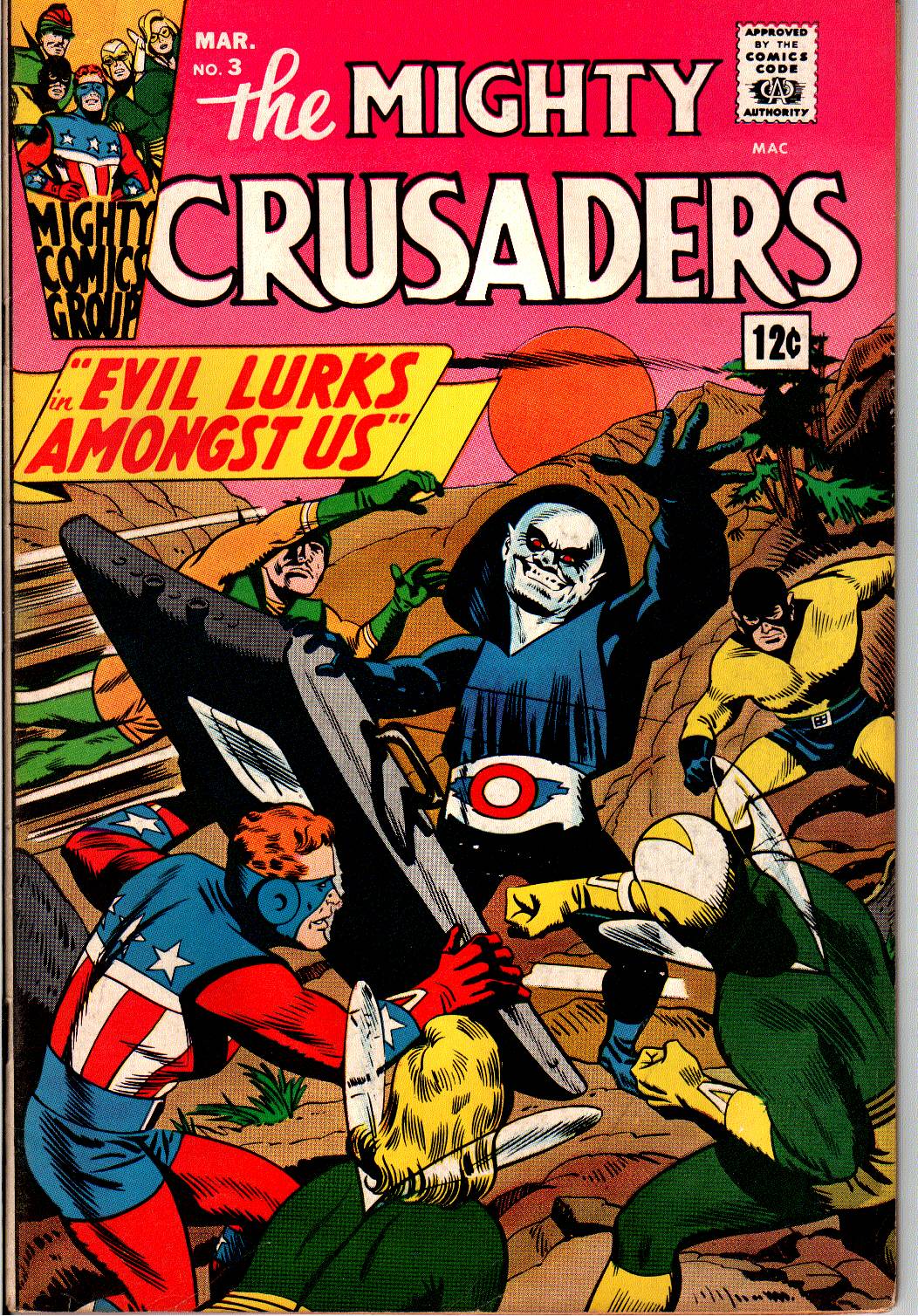 Read online The Mighty Crusaders (1965) comic -  Issue #3 - 1