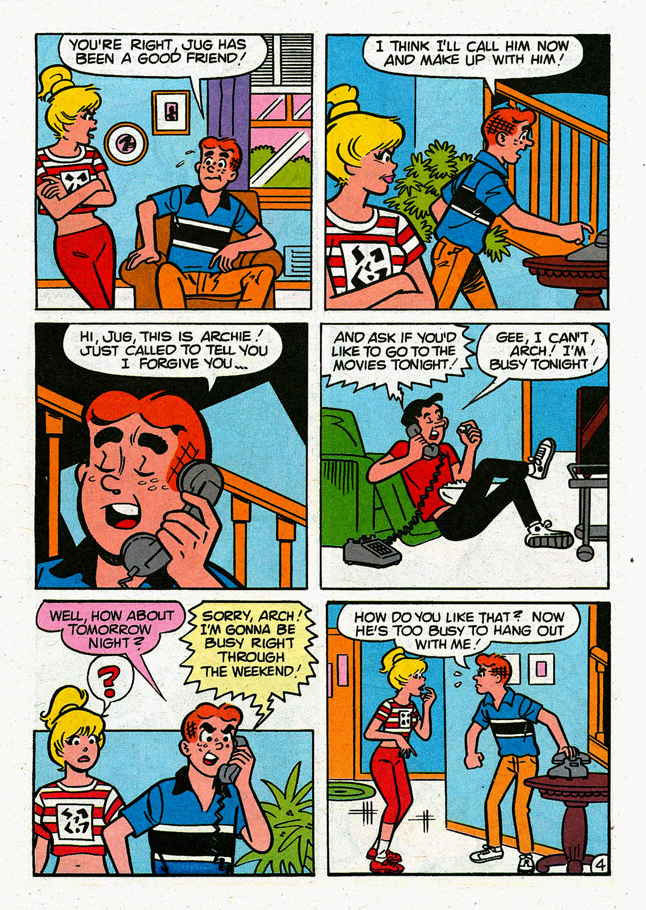 Read online Jughead's Double Digest Magazine comic -  Issue #142 - 166