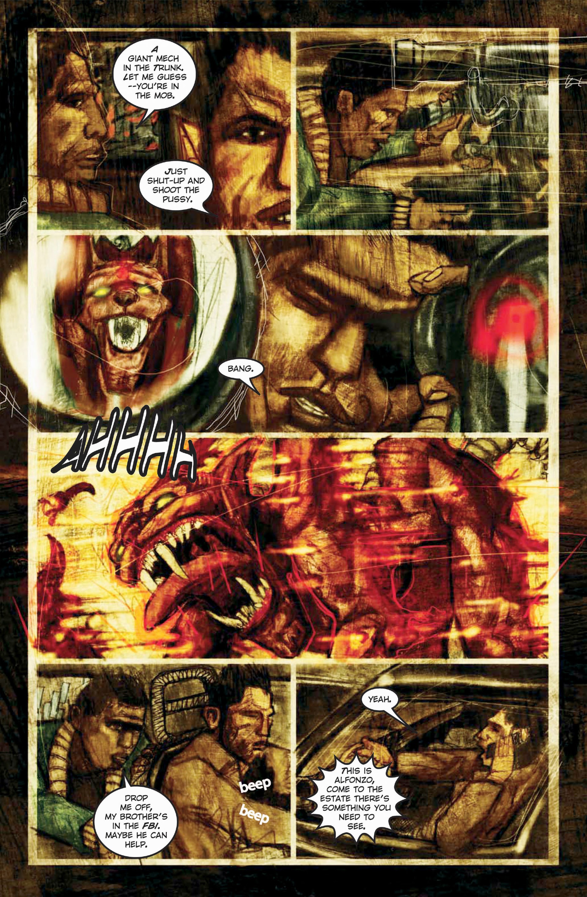 Read online Trenchcoats, Cigarettes and Shotguns comic -  Issue #2 - 8
