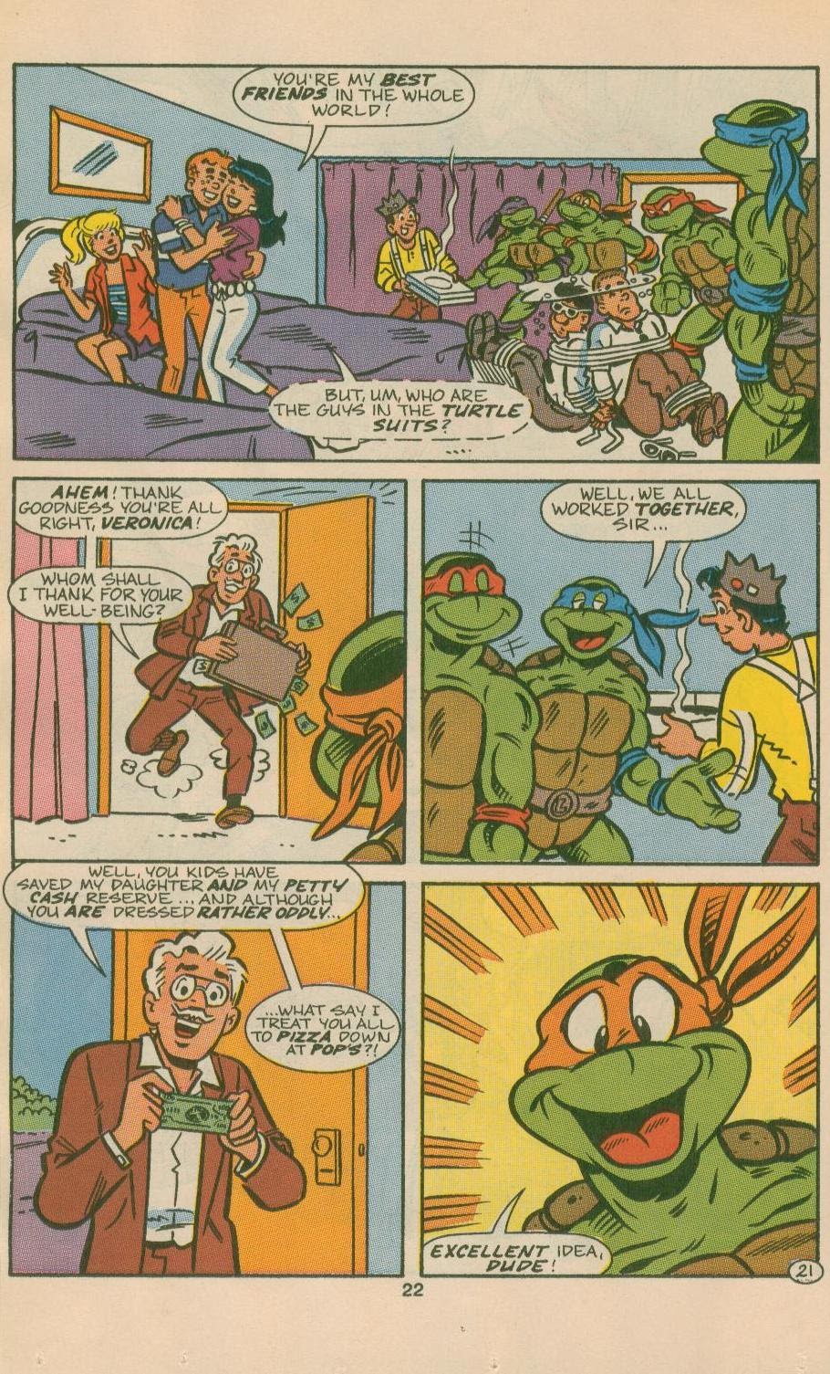 Read online Teenage Mutant Ninja Turtles Meet Archie comic -  Issue # Full - 24