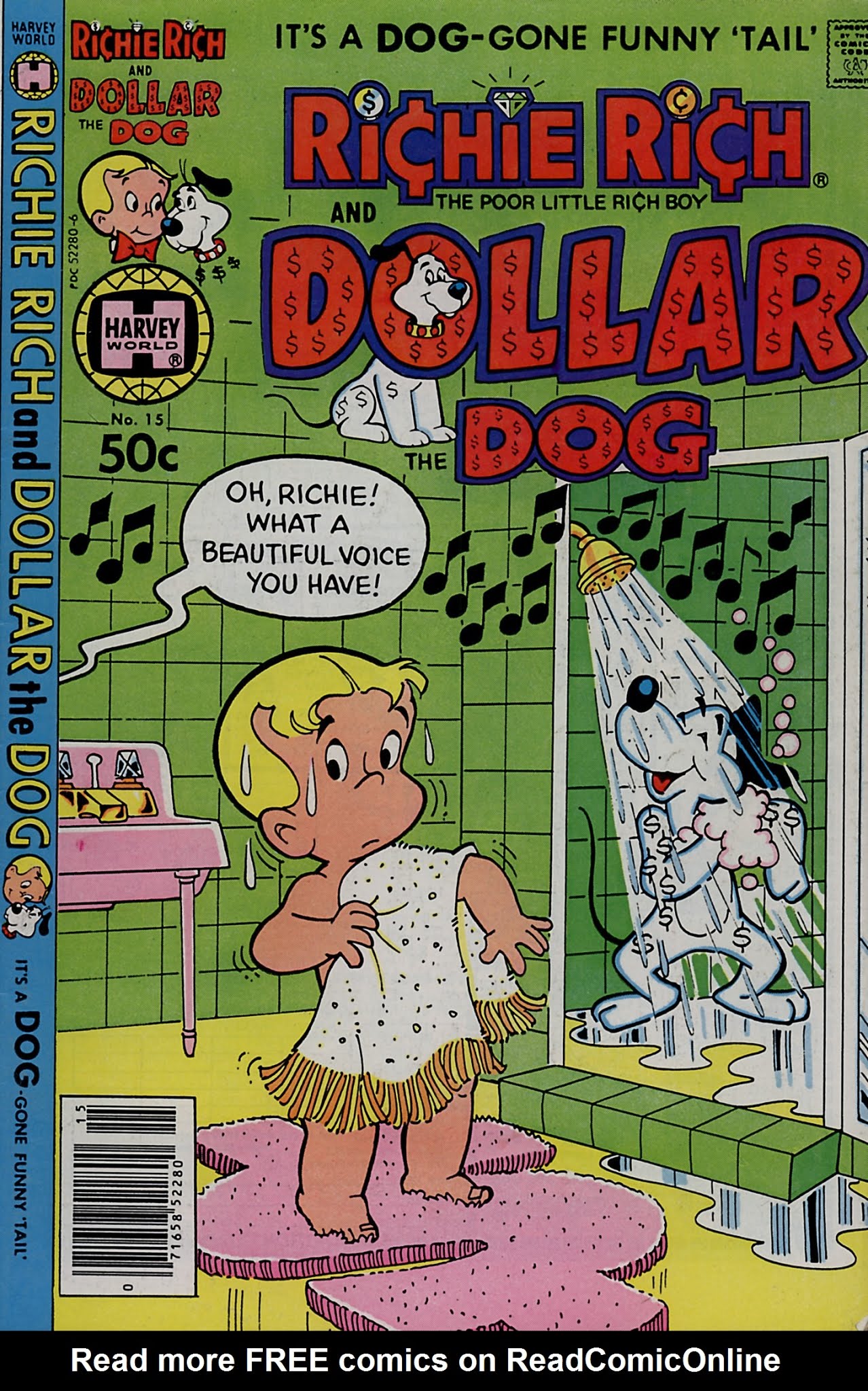 Read online Richie Rich & Dollar the Dog comic -  Issue #15 - 1
