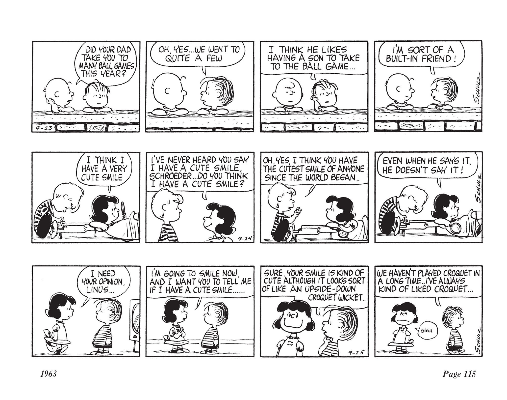 Read online The Complete Peanuts comic -  Issue # TPB 7 - 126