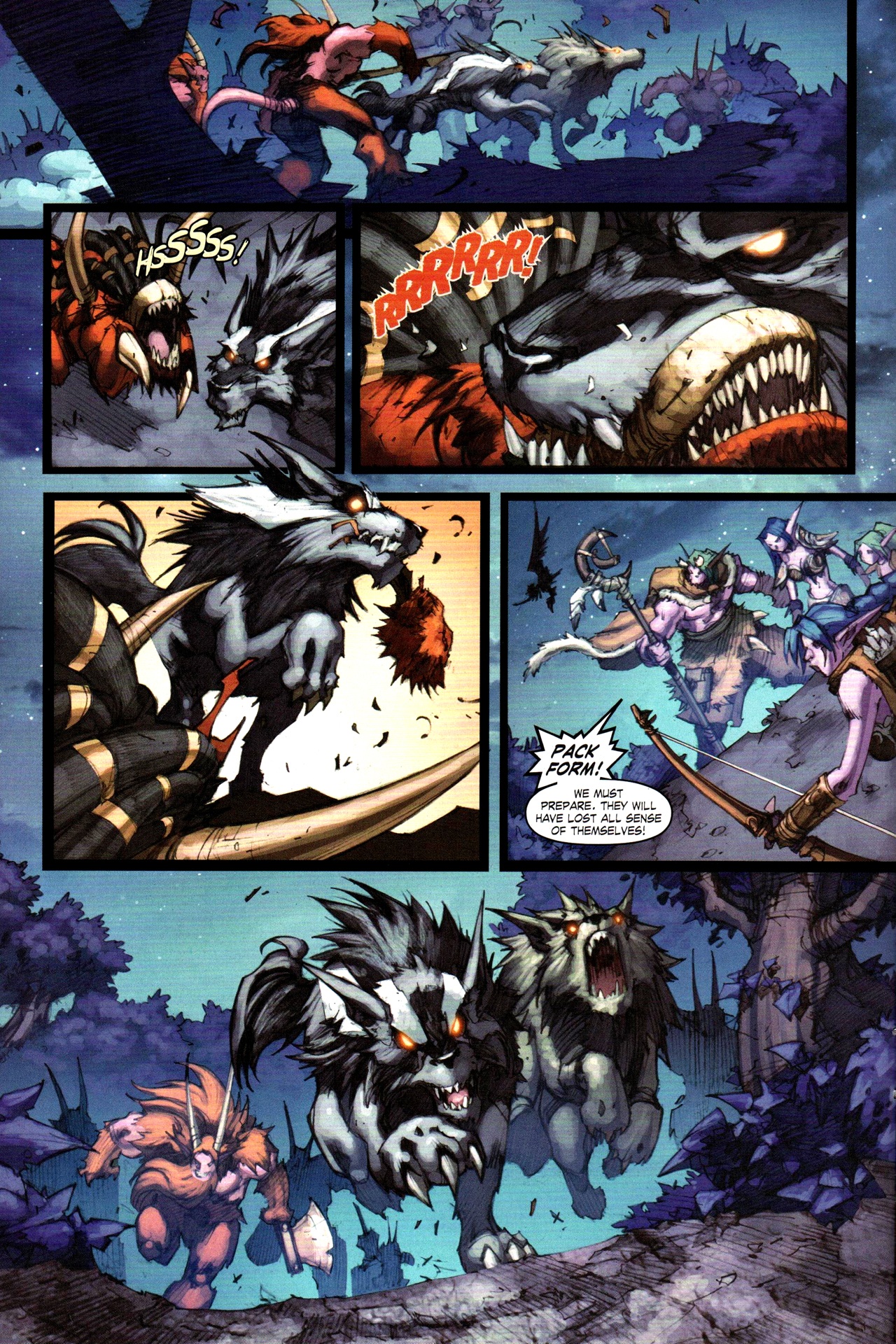 Read online World of Warcraft: Curse of the Worgen comic -  Issue #2 - 12