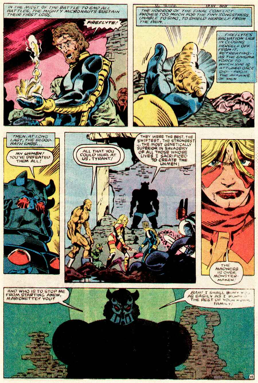 Read online Micronauts (1979) comic -  Issue #58 - 17