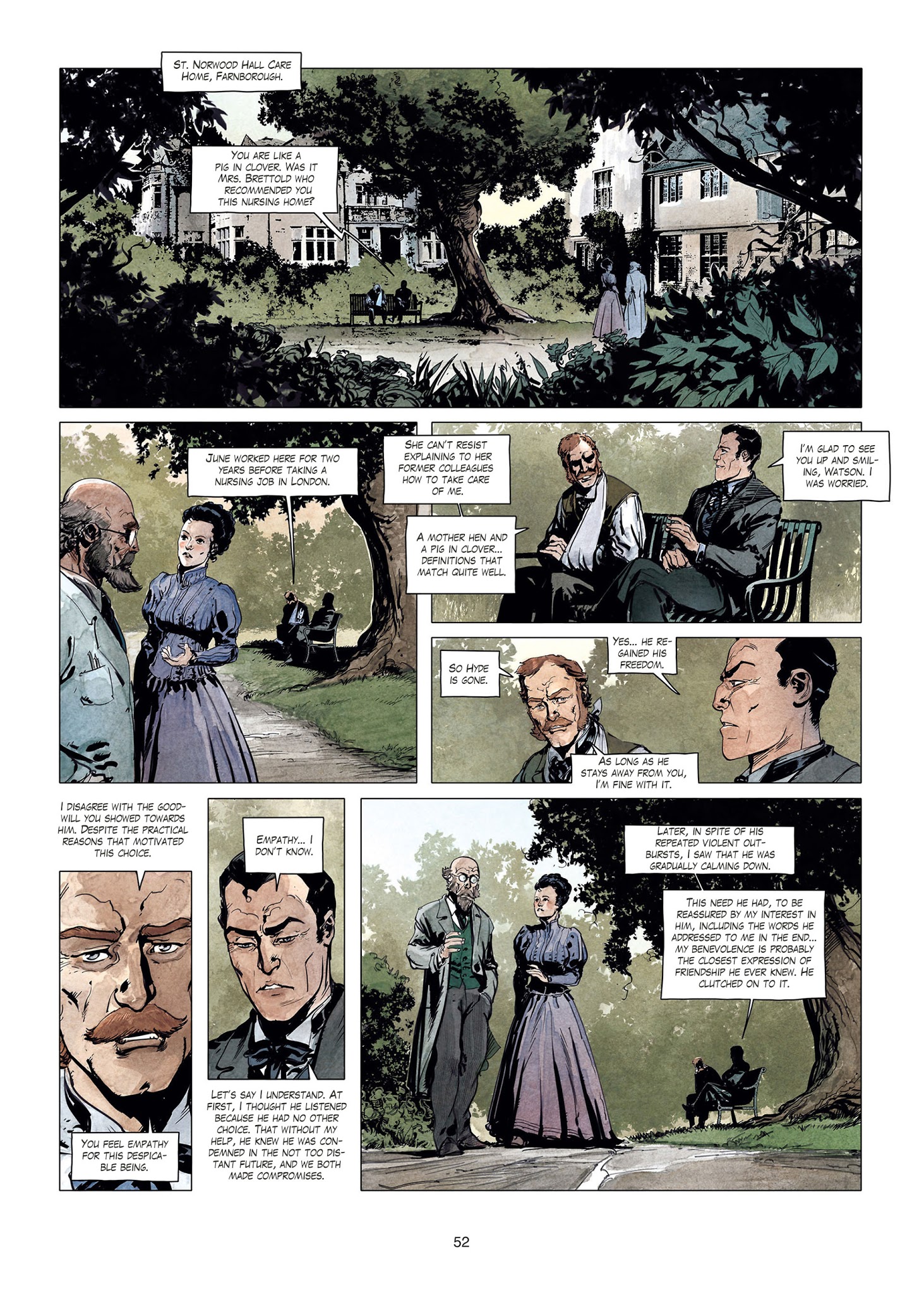 Read online Sherlock Holmes Society comic -  Issue #4 - 52