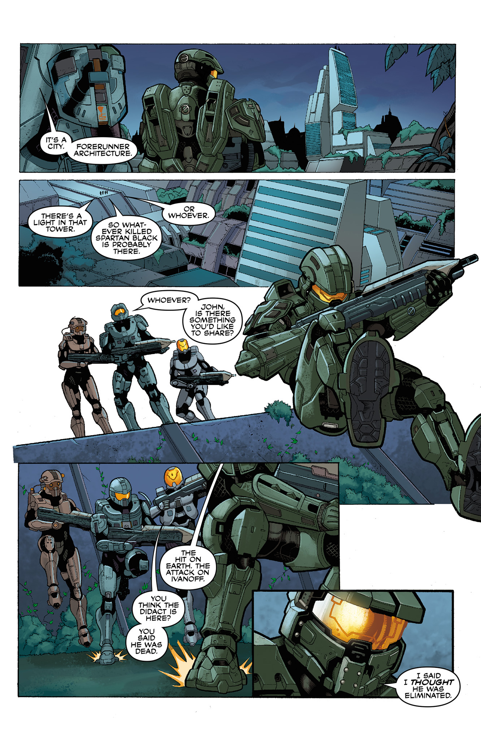 Read online Halo: Escalation comic -  Issue #9 - 9