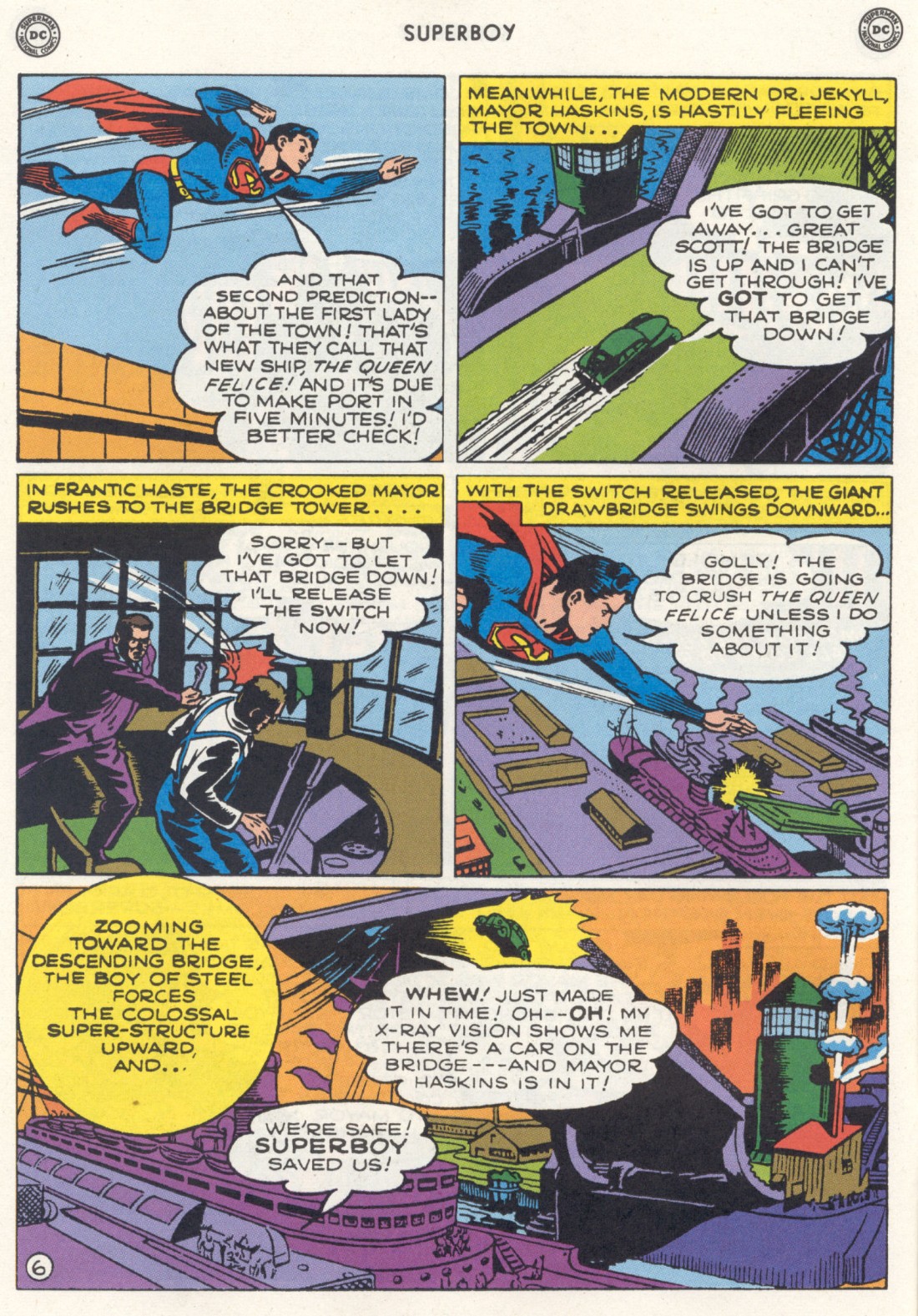 Superboy (1949) 1 Page 6