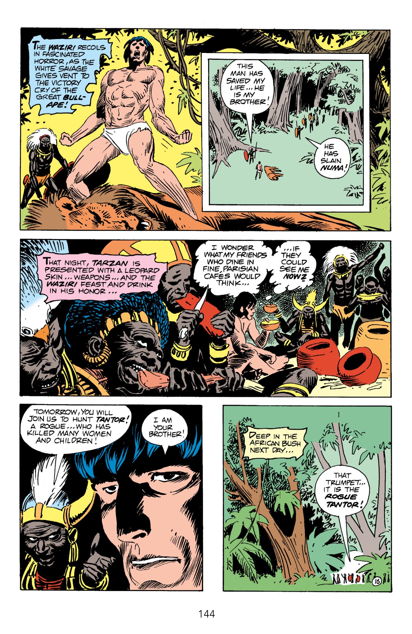 Read online Edgar Rice Burroughs' Tarzan The Joe Kubert Years comic -  Issue # TPB 2 (Part 2) - 39