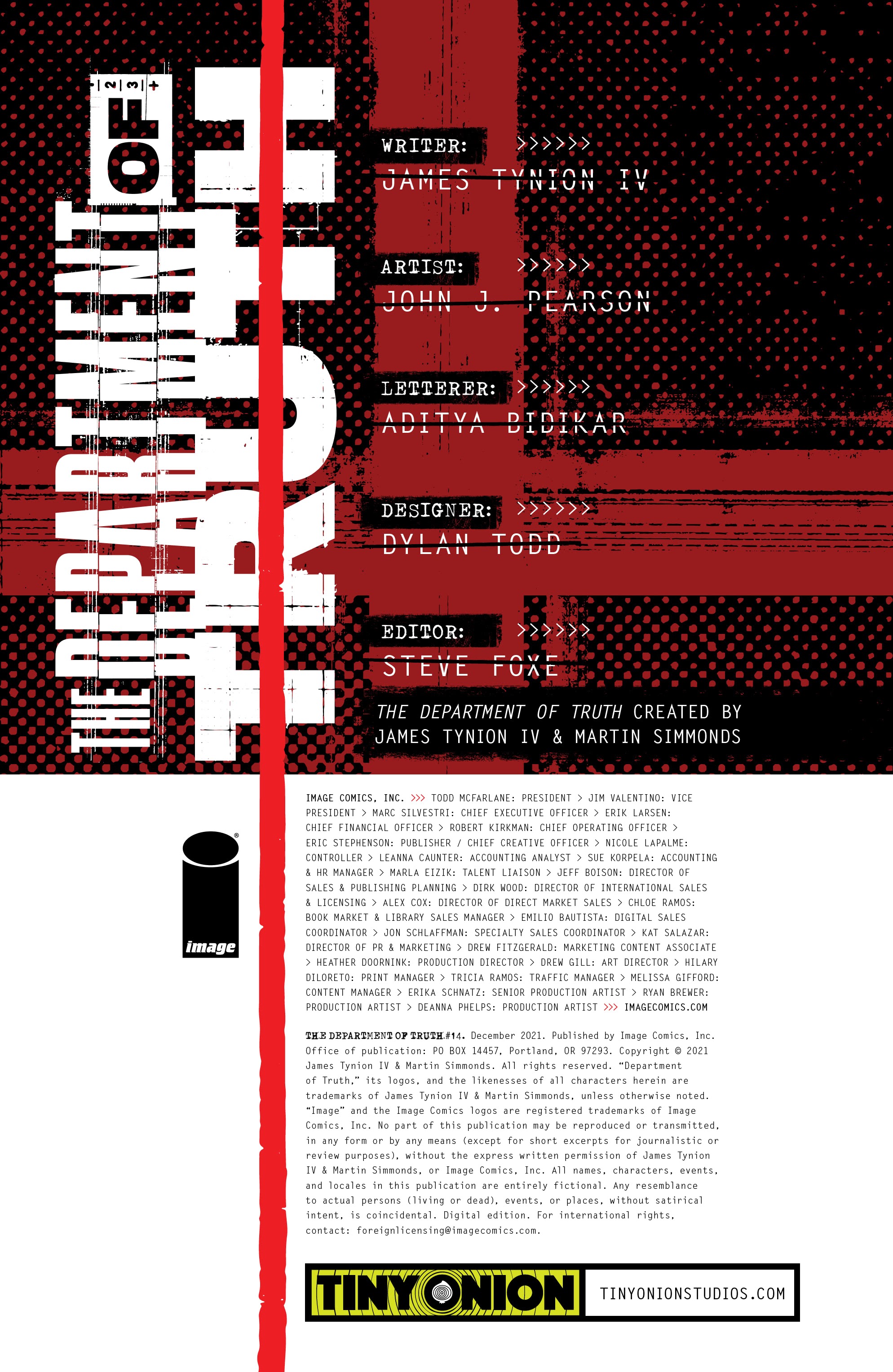 Read online The Department of Truth comic -  Issue #14 - 2
