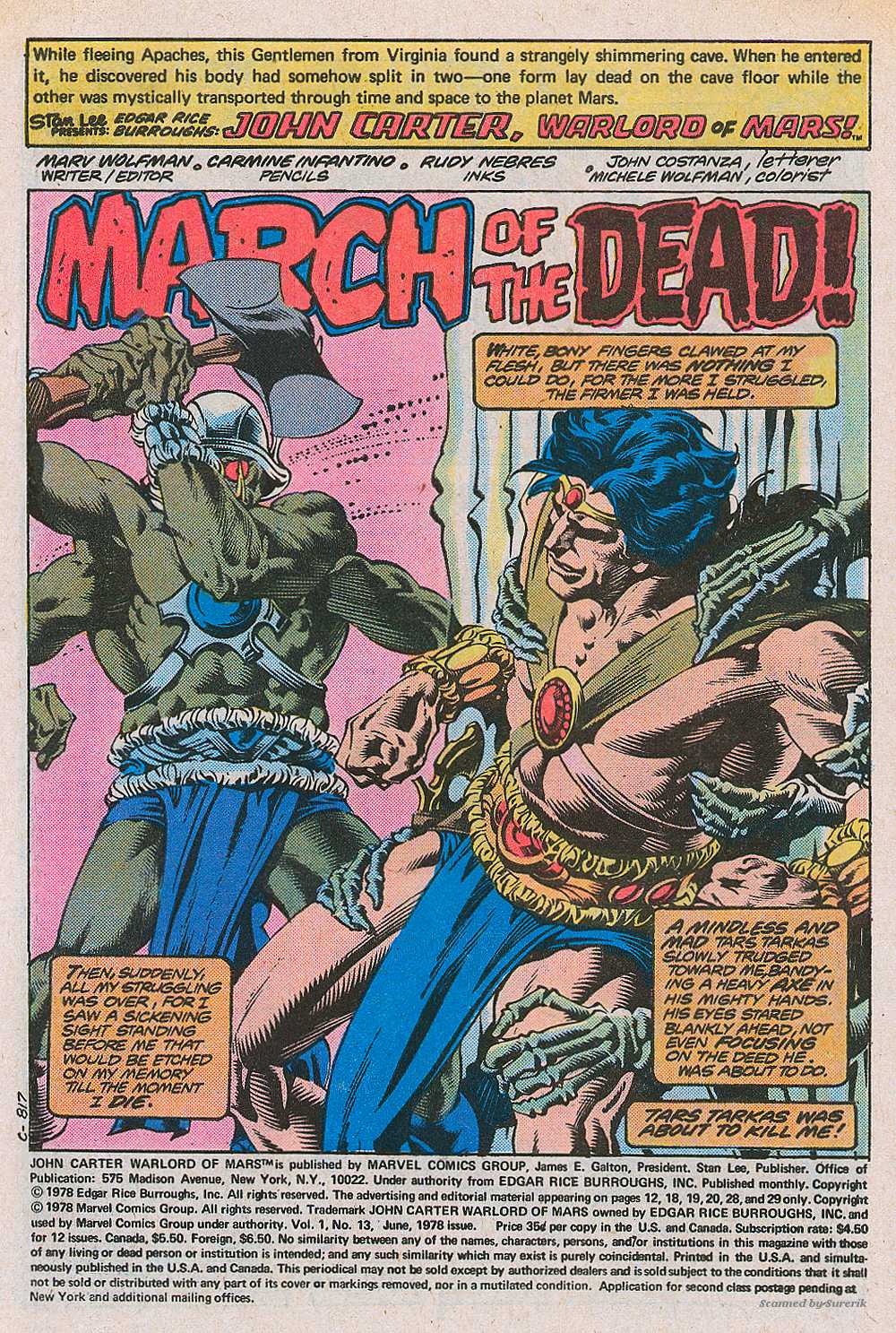 Read online John Carter Warlord of Mars comic -  Issue #13 - 3