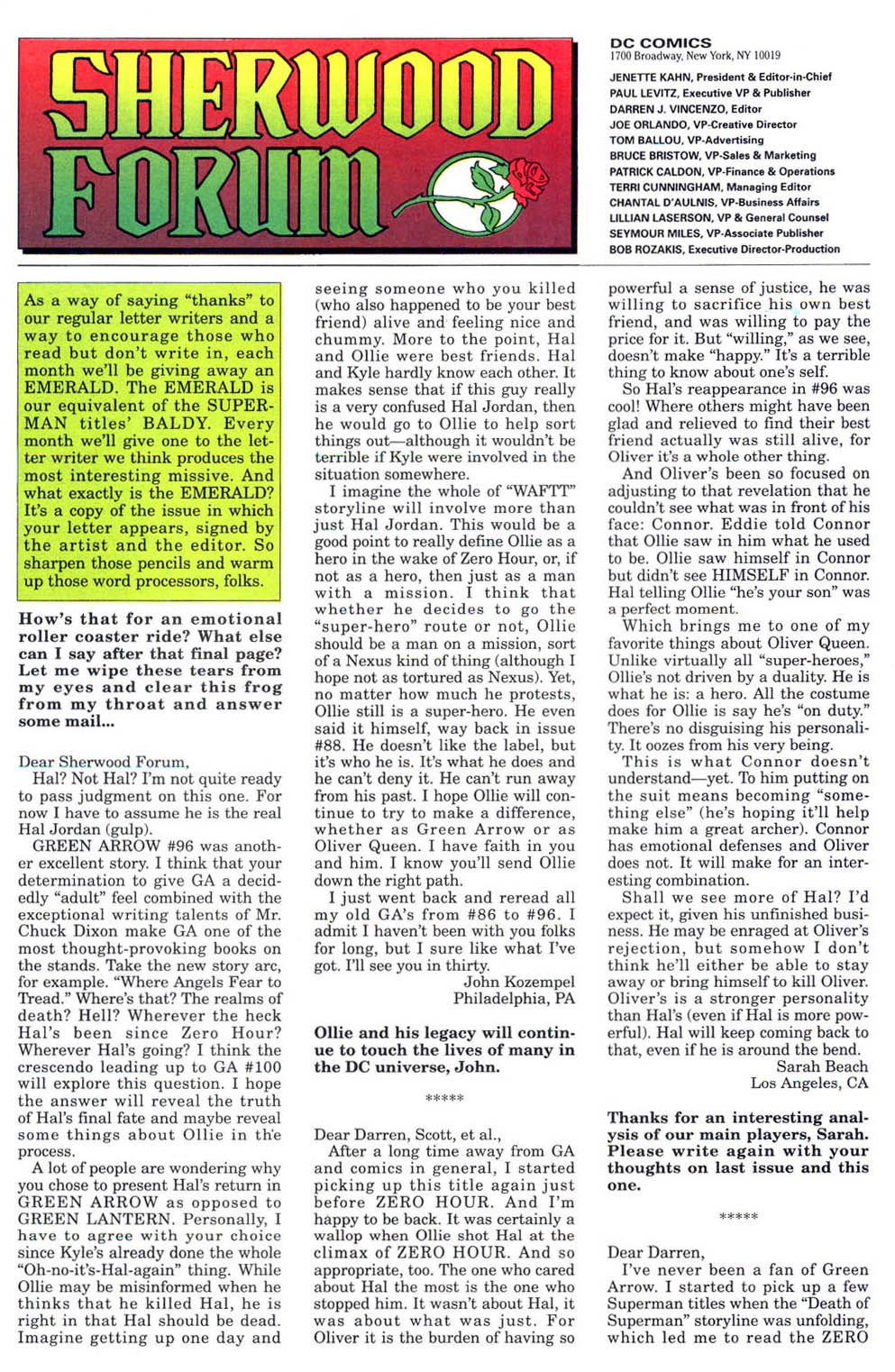 Read online Green Arrow (1988) comic -  Issue #101 - 24